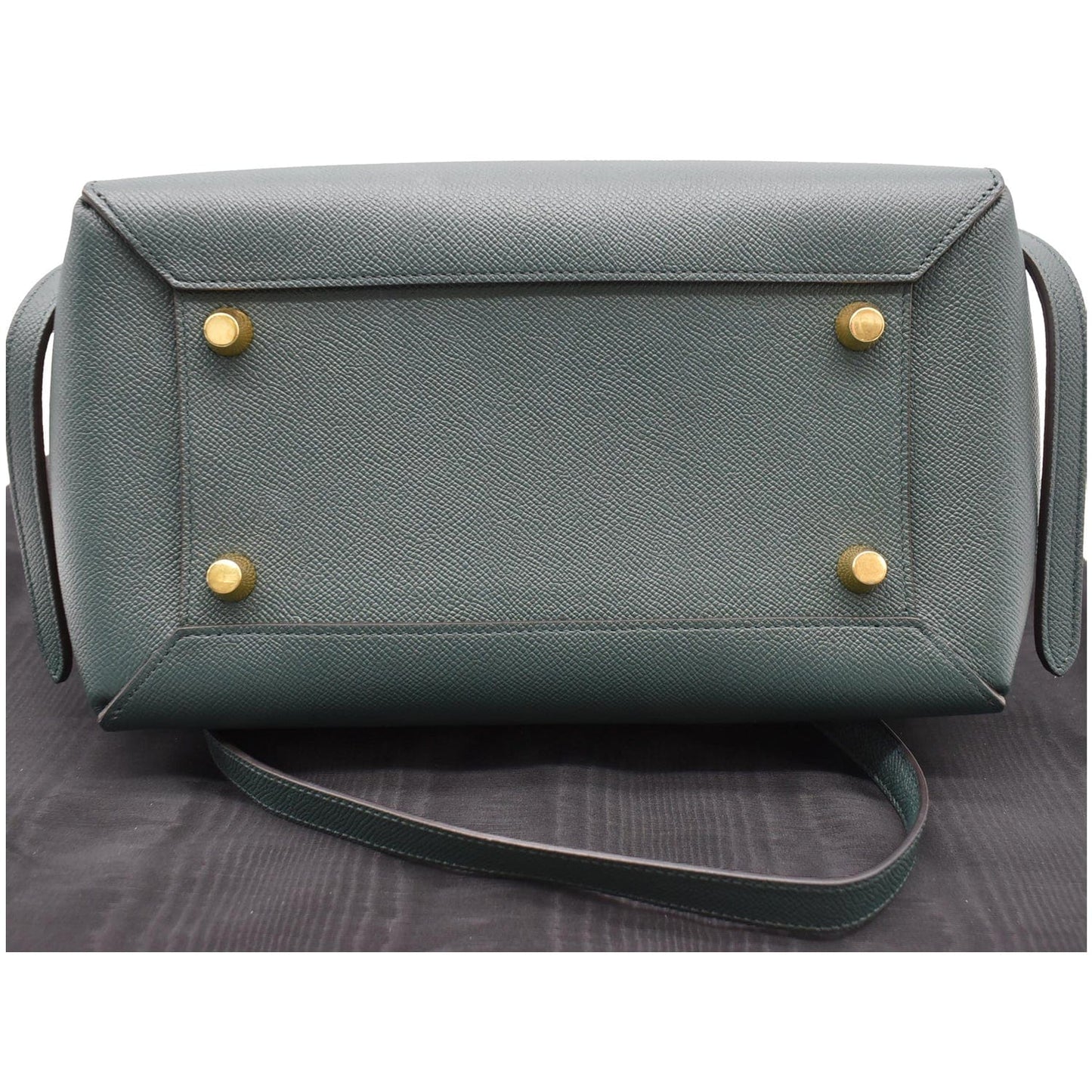 CELINE Mini Belt Grained Calfskin Leather Shoulder Bag Amazone