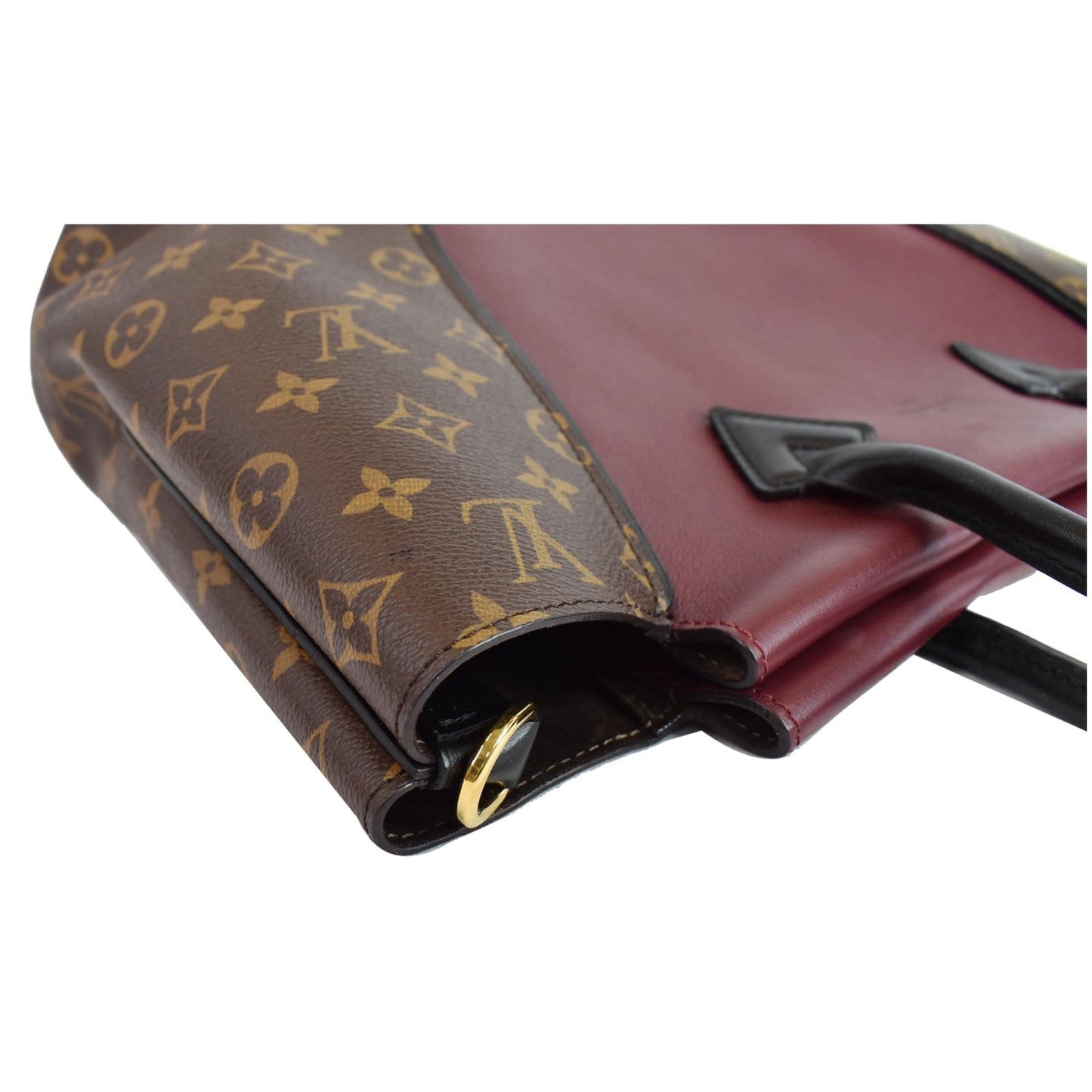 LOUIS VUITTON W PM Monogram Canvas Tote Bag Burgundy - 15% OFF