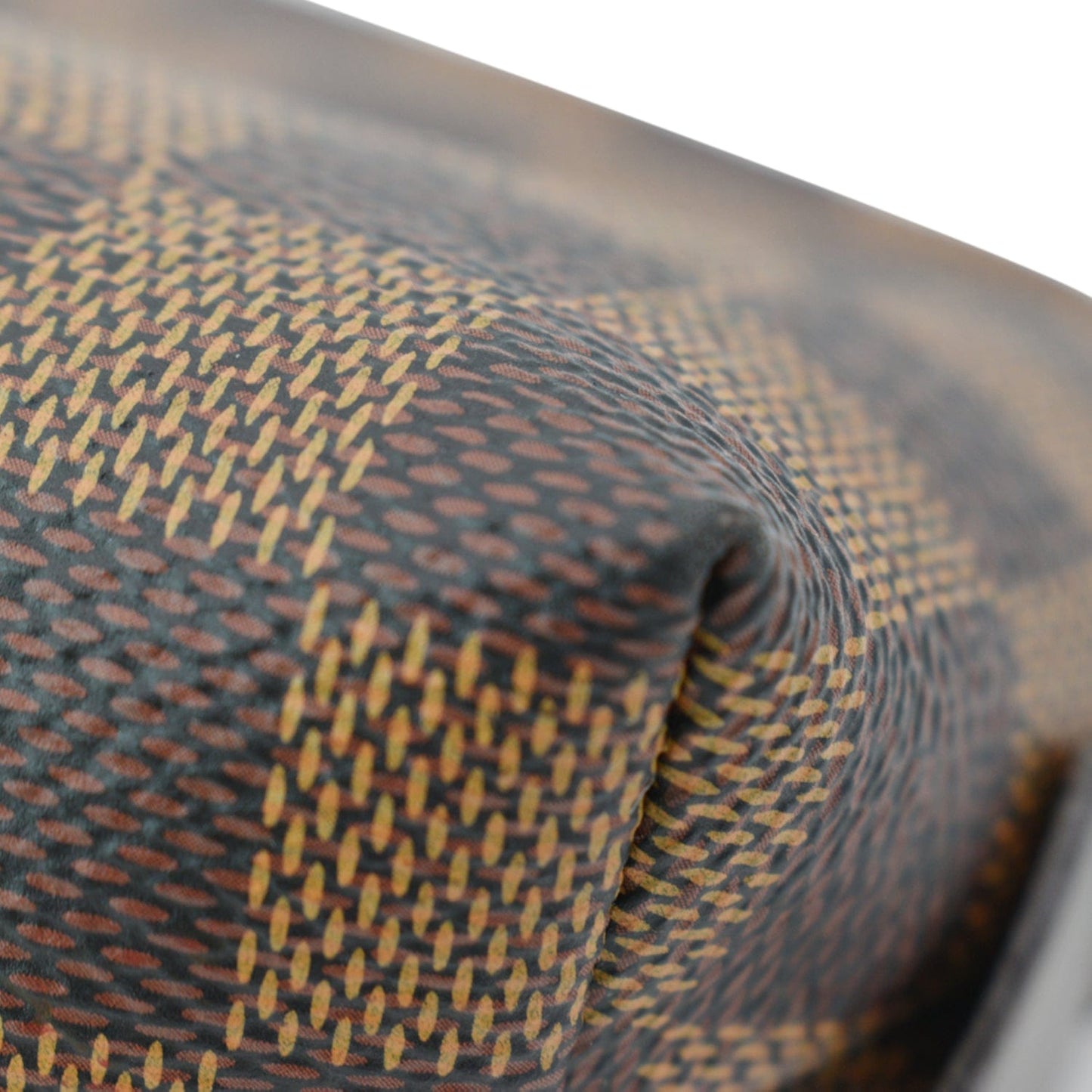 LOUIS VUITTON Damier Ebene Cosmetic Pouch Brown