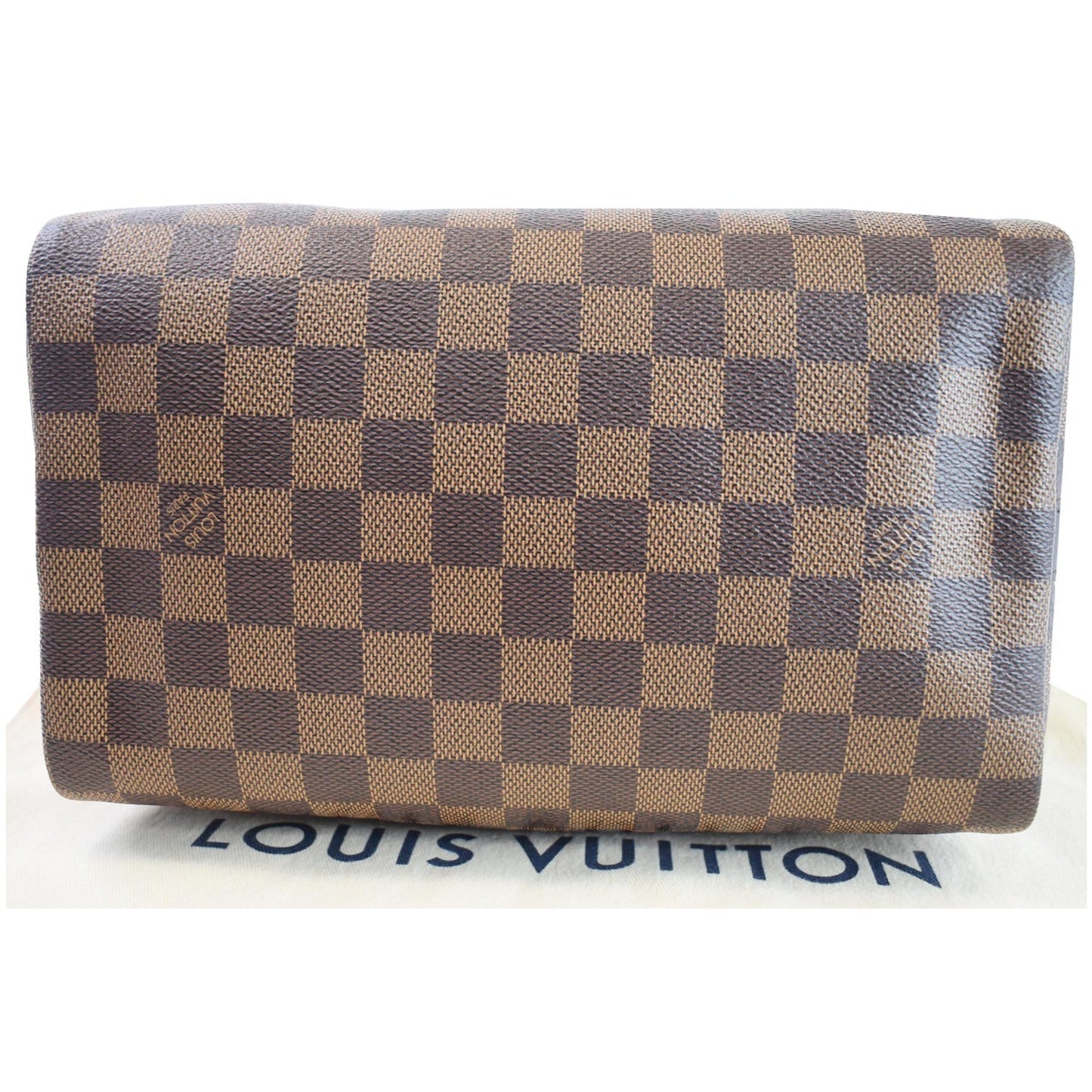 LOUIS VUITTON Speedy 25 Bandouliere Damier Ebene Shoulder Bag Brown