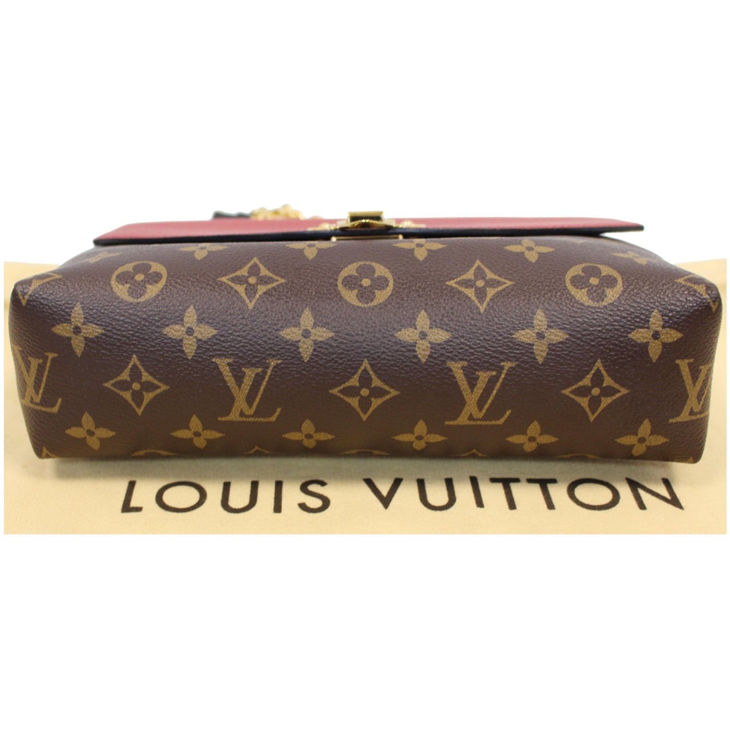 LOUIS VUITTON Saint Placide Monogram Canvas Shoulder Crossbody Bag Cerise