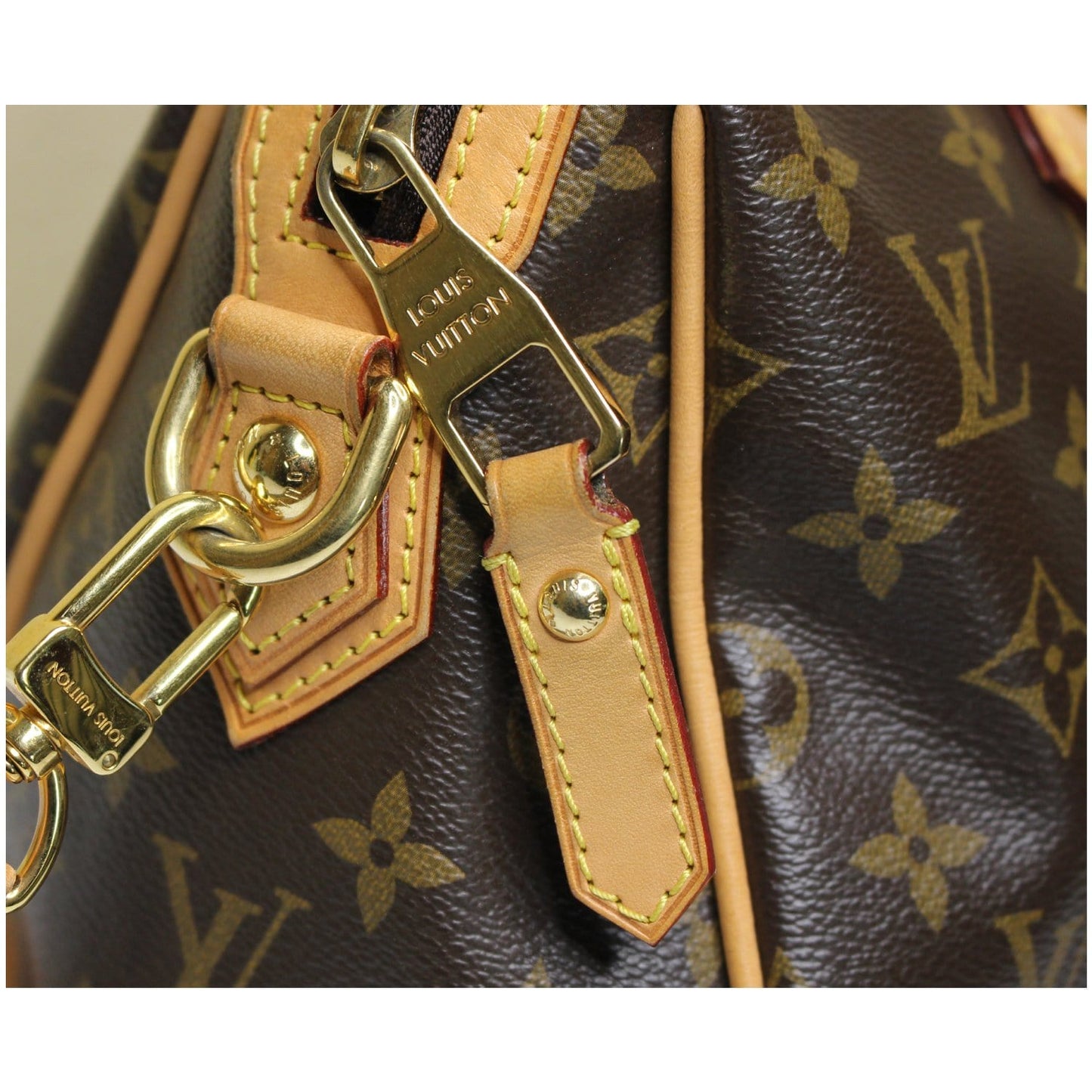 LOUIS VUITTON Monogram Canvas Retiro PM Shoulder Bag Brown