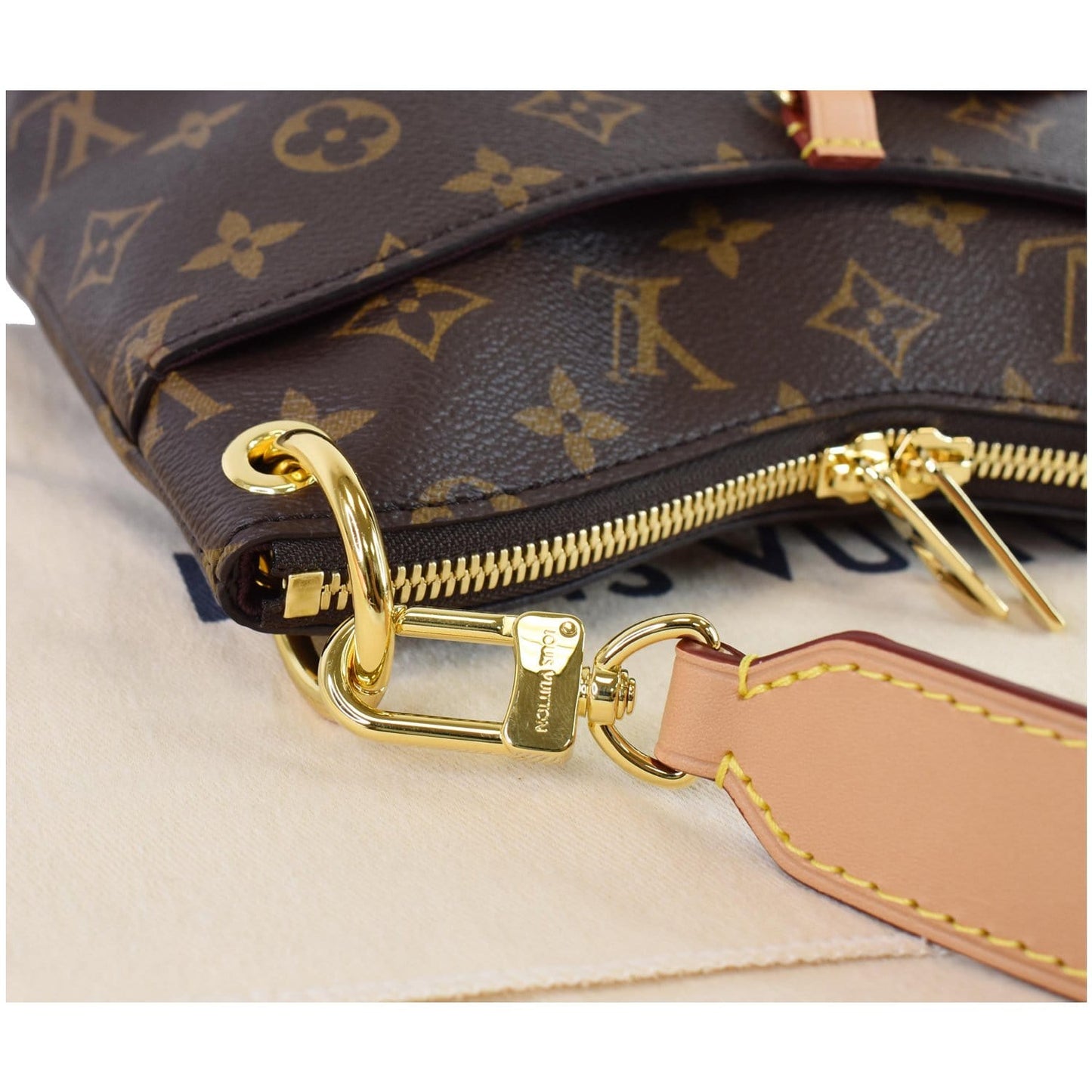 LOUIS VUITTON Odeon PM NM Monogram Canvas Shoulder Bag Natural