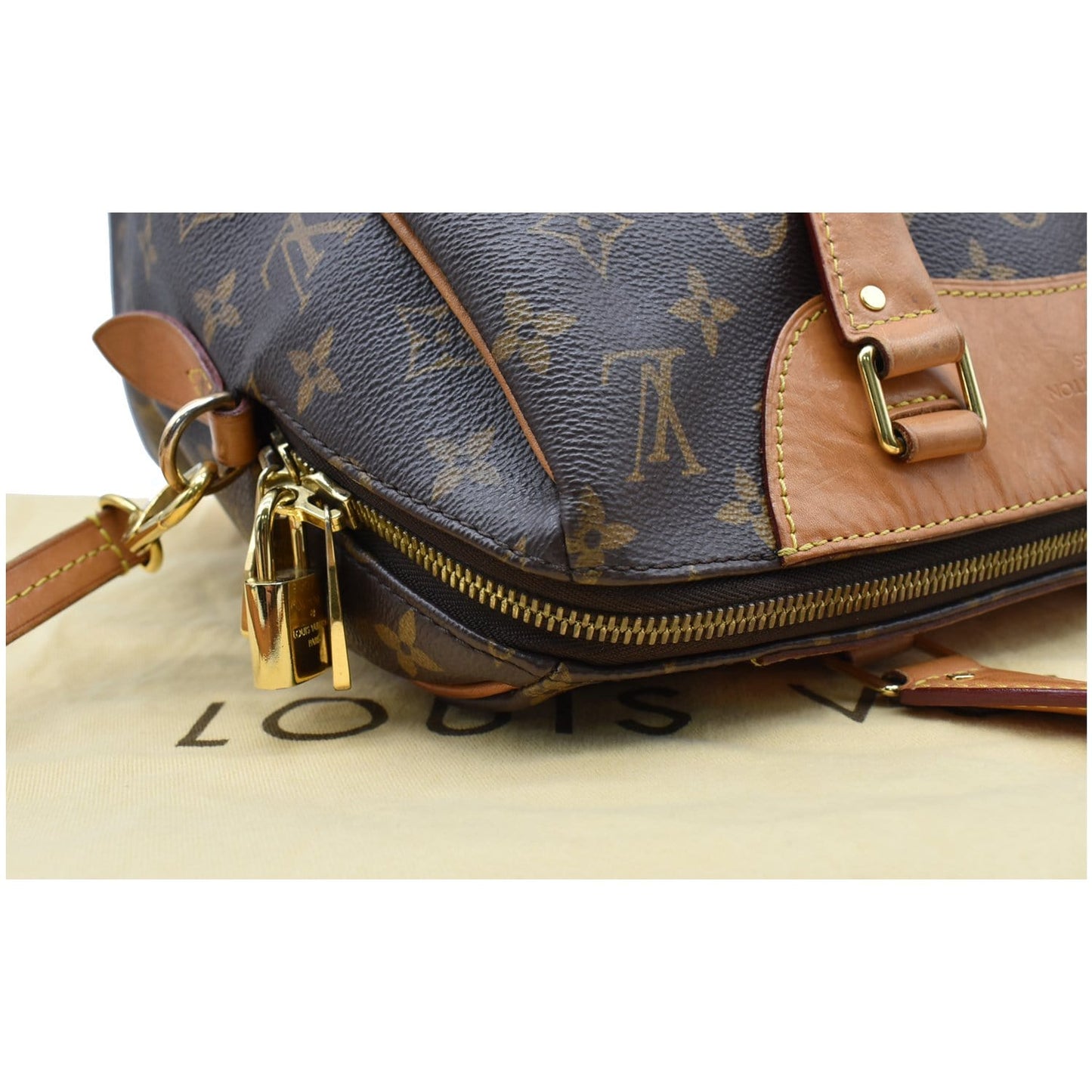 LOUIS VUITTON Retiro NM Monogram Canvas 2Way Shoulder Bag Brown