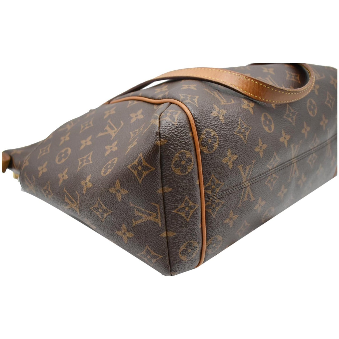 LOUIS VUITTON Totally MM Monogram Canvas Shoulder Bag Brown