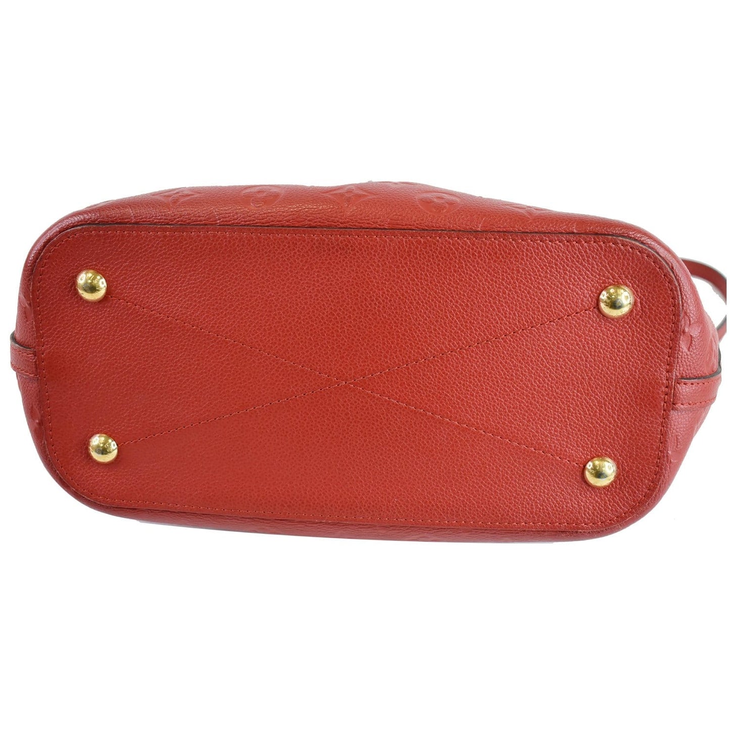 LOUIS VUITTON Mazarine MM Monogram Empreinte Shoulder Bag Red