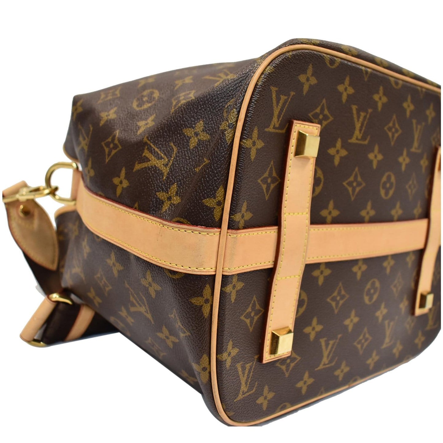 LOUIS VUITTON Eden Neo Monogram Canvas Shoulder Bag Brown