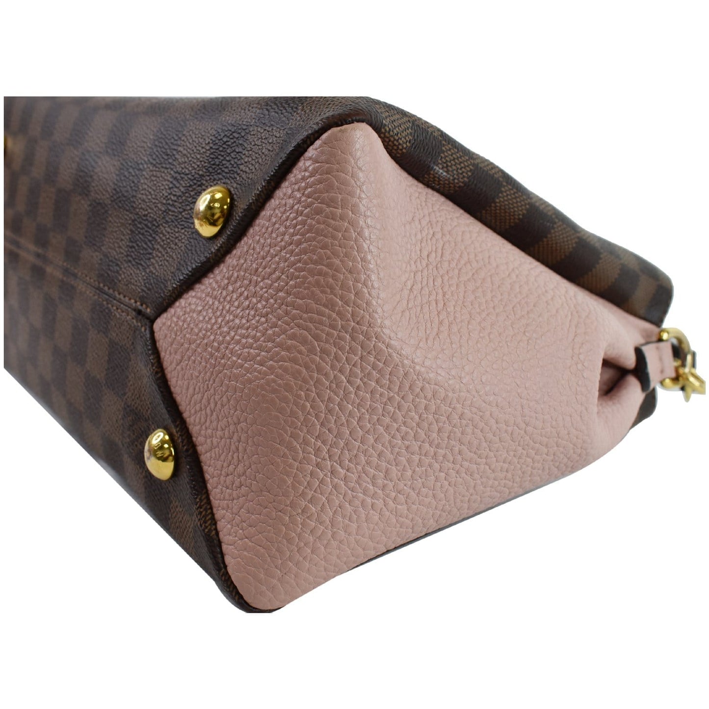 LOUIS VUITTON Brittany Damier Ebene Shoulder Bag Brown