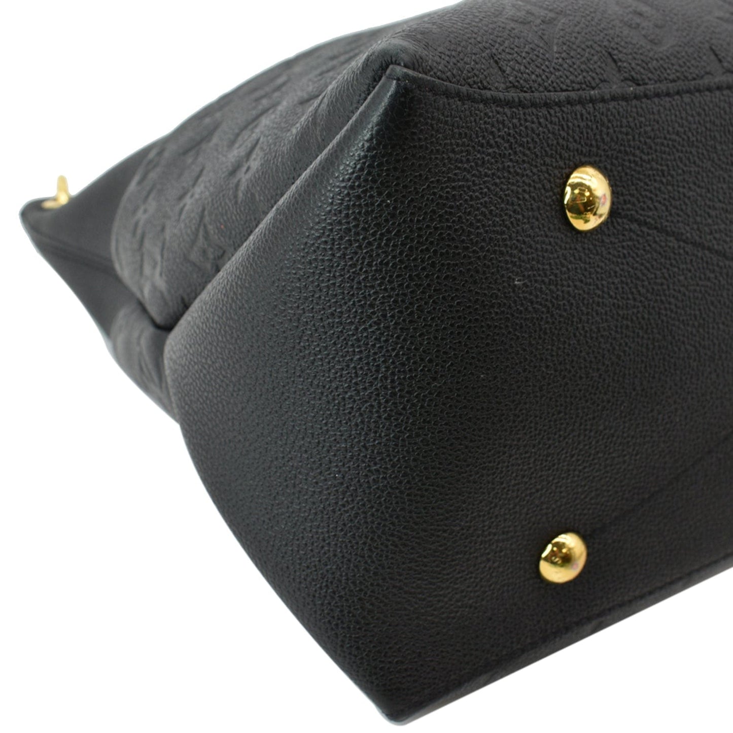 LOUIS VUITTON Maida Monogram Empreinte Leather Hobo Bag Black
