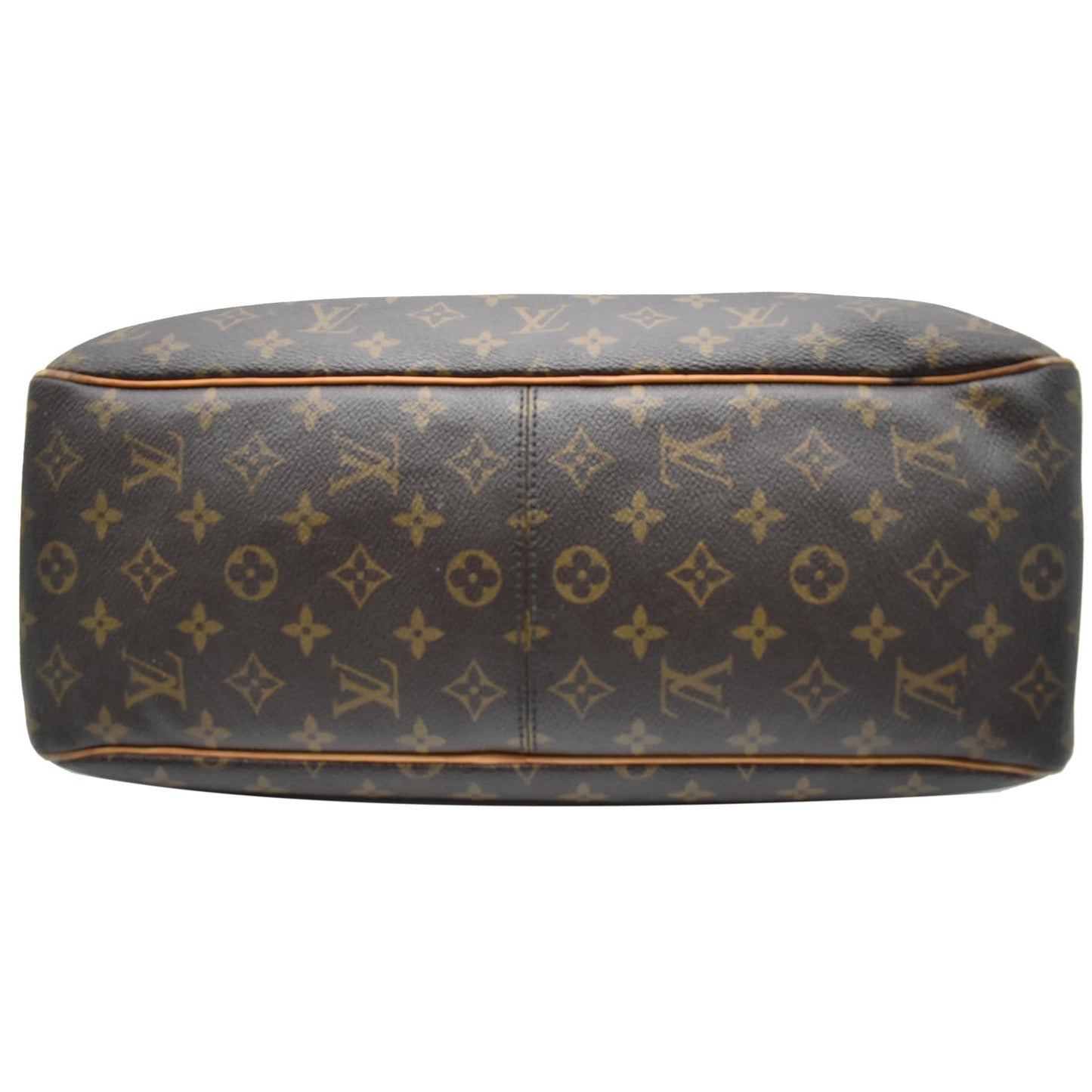LOUIS VUITTON Delightful MM Monogram Canvas Shoulder Bag Brown