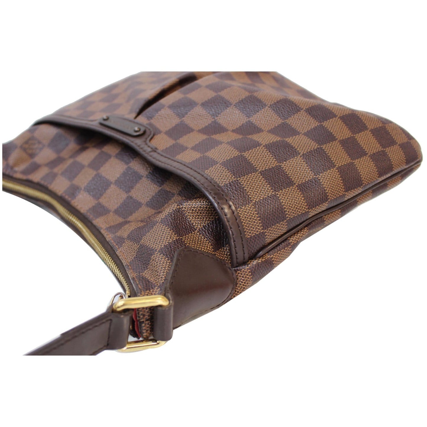 LOUIS VUITTON Bloomsbury PM Damier Ebene Crossbody Bag Brown