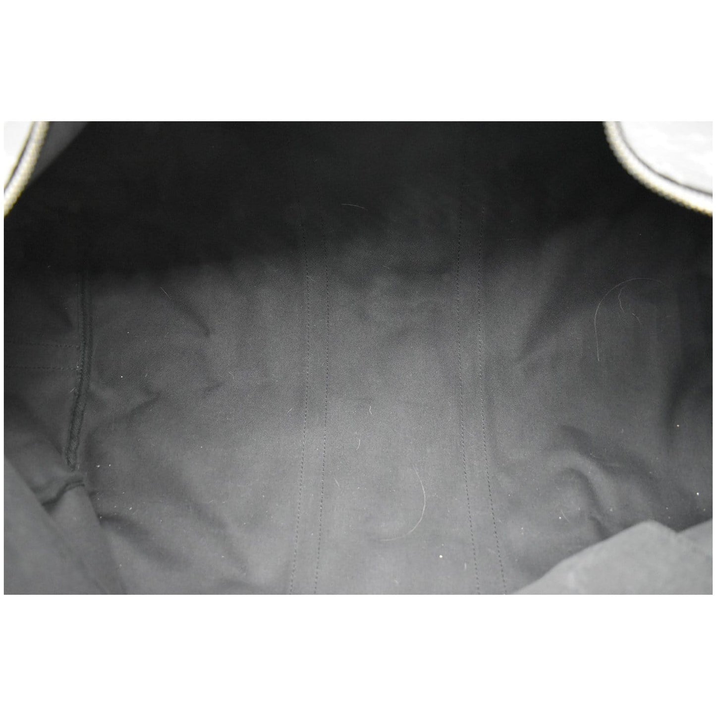 LOUIS VUITTON Keepall 55 Bandouliere Monogram Eclipse Travel Bag Black