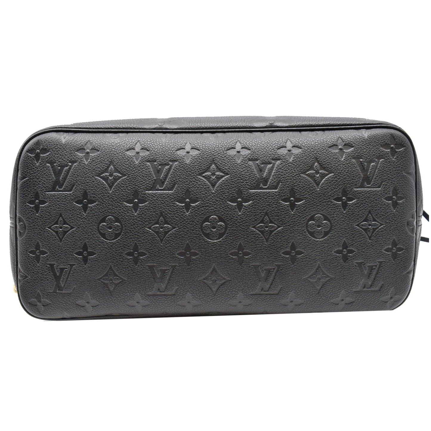 LOUIS VUITTON Neverfull MM Monogram Empreinte Tote Bag Black