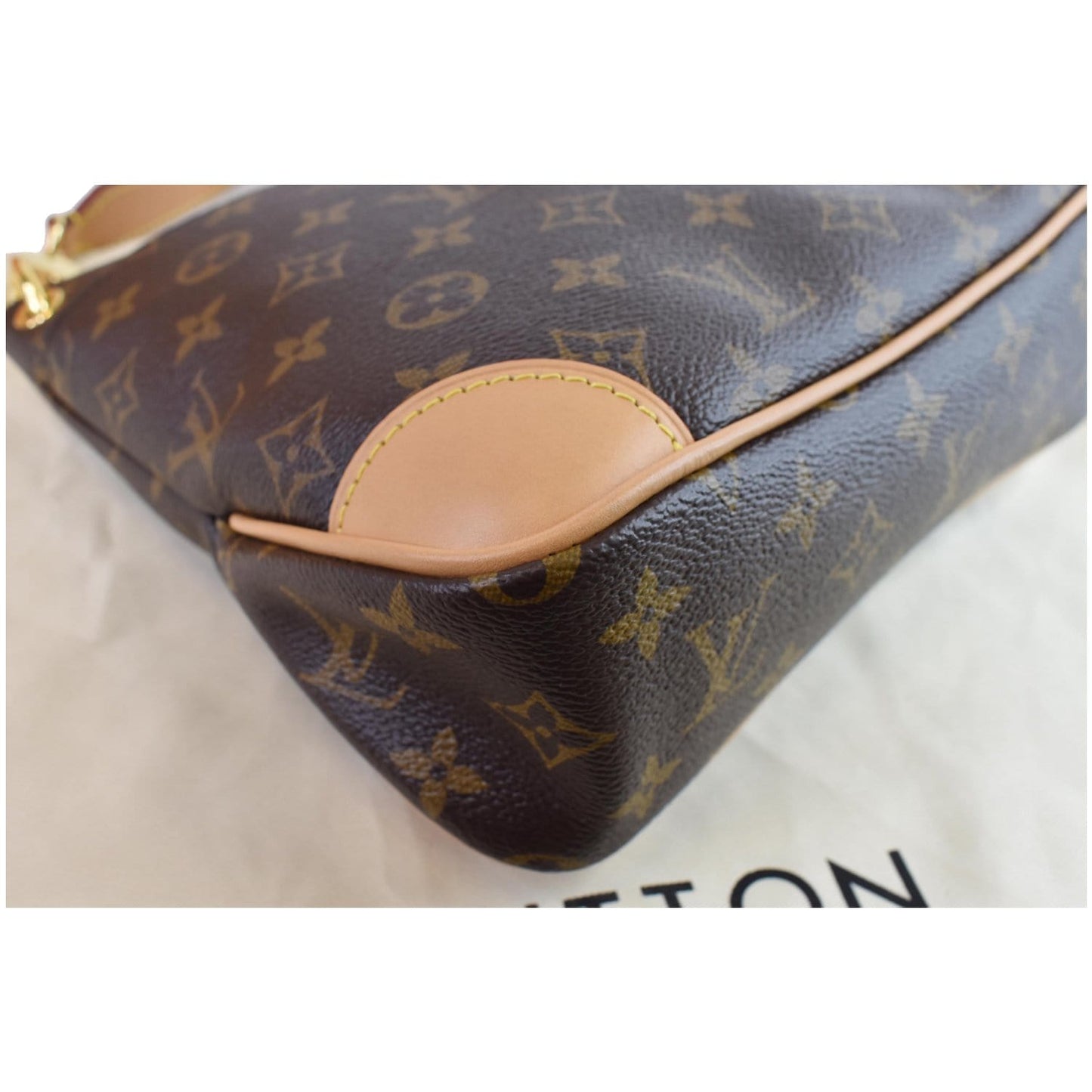 LOUIS VUITTON Odeon PM NM Monogram Canvas Shoulder Bag Natural