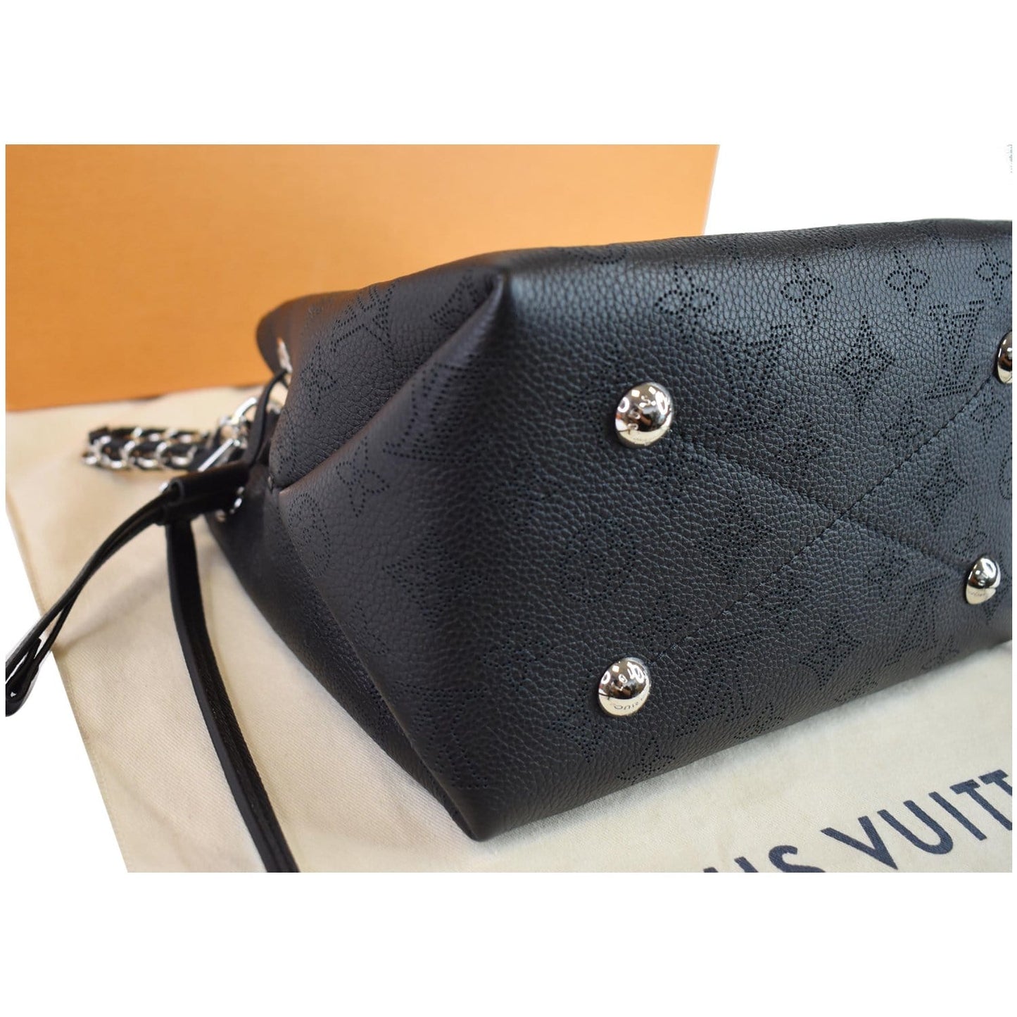 LOUIS VUITTON Bella Mahina Calf Leather Crossbody Bag Black - Final Sale