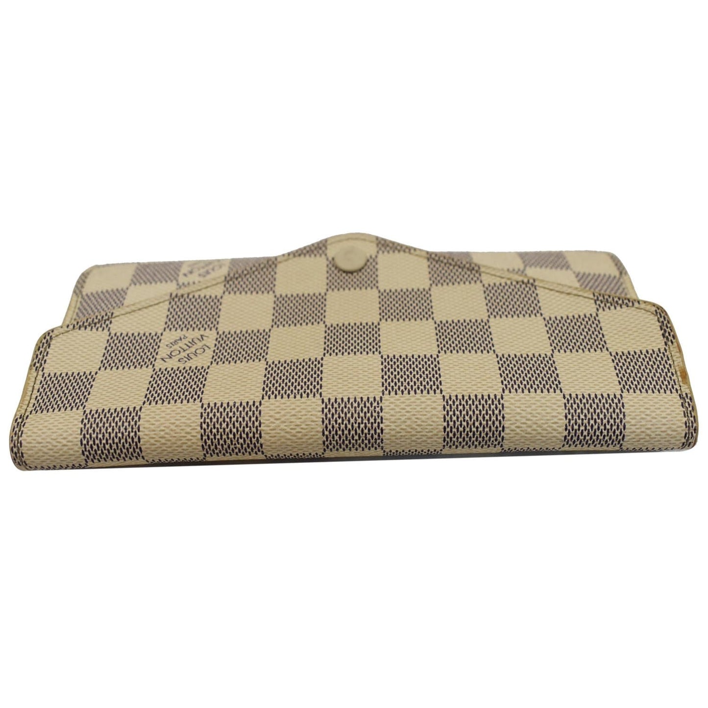 LOUIS VUITTON Josephine  Damier Azur Wallet White