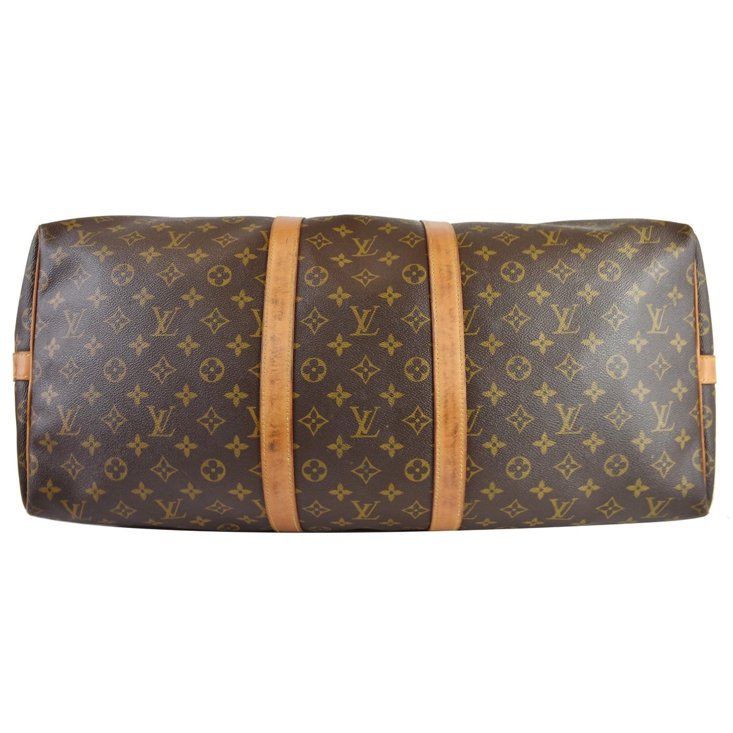 LOUIS VUITTON  Keepall Bandouliere 55 Monogram Canvas Travel Bag Brown