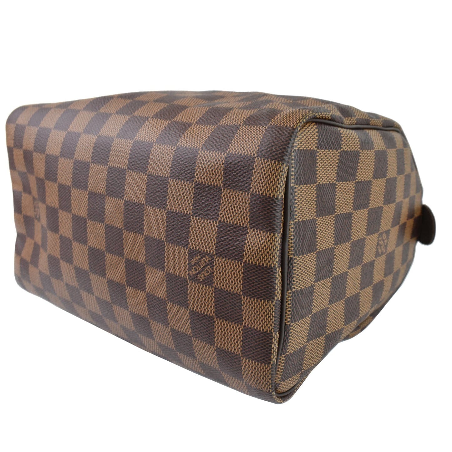 LOUIS VUITTON Speedy 25 Damier Ebene Satchel Bag Brown
