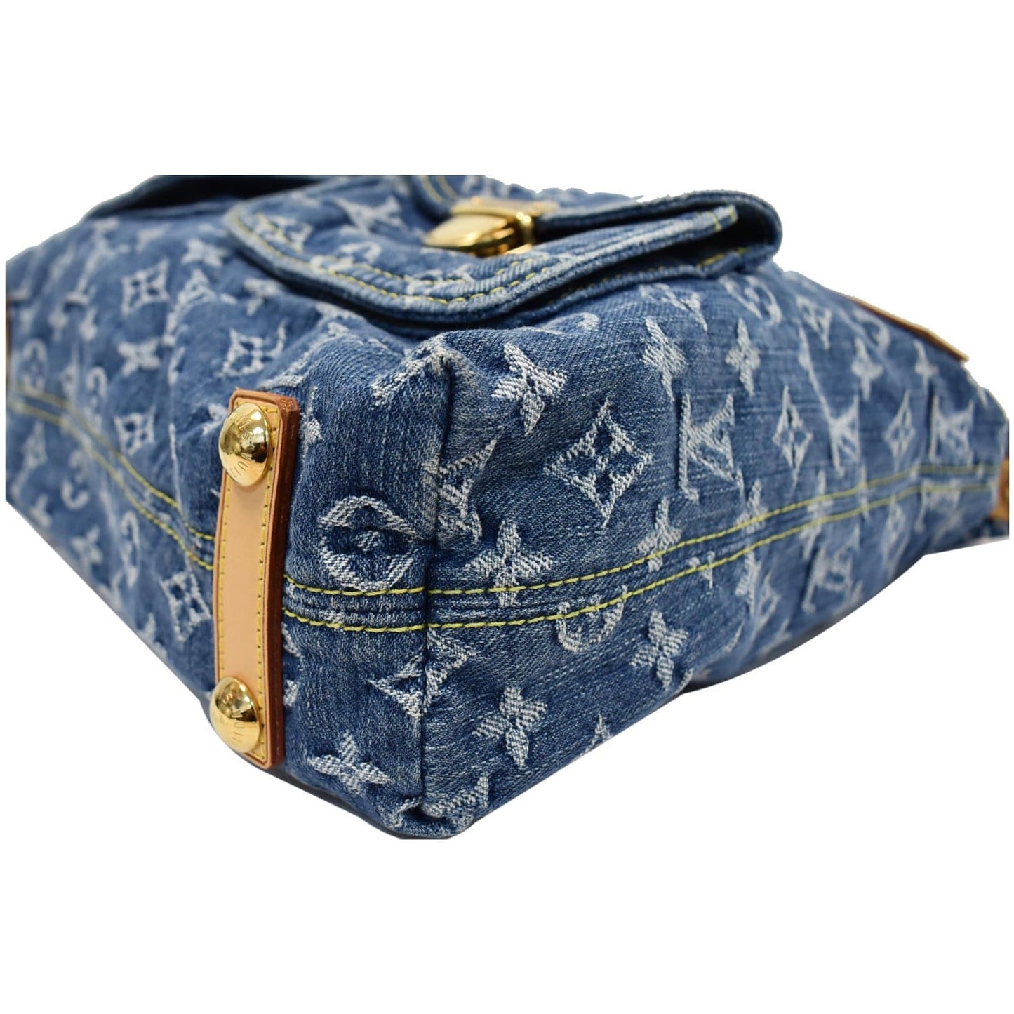 LOUIS VUITTON Baggy GM Monogram Denim Hobo Bag Blue