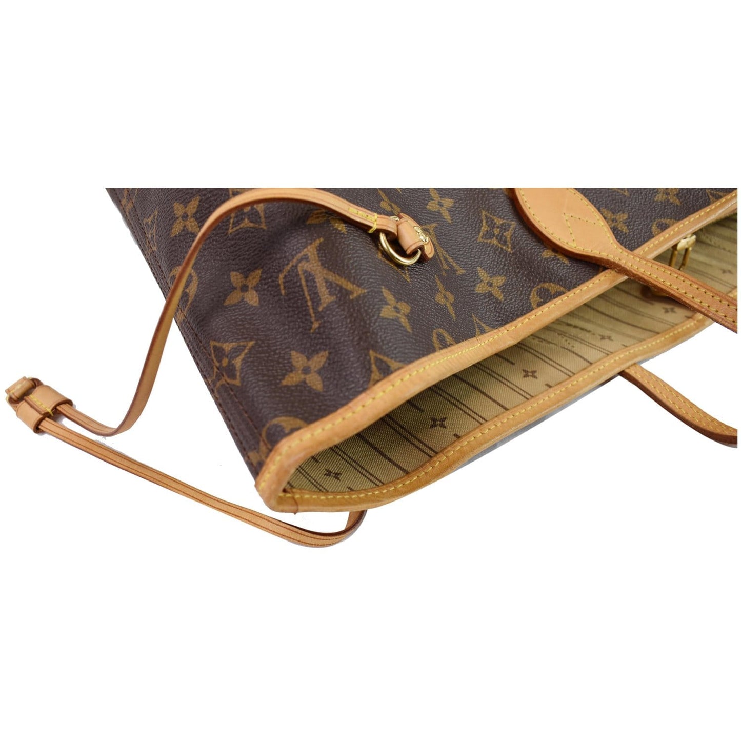 LOUIS VUITTON Neverfull GM Monogram Canvas Tote Shoulder Bag Brown
