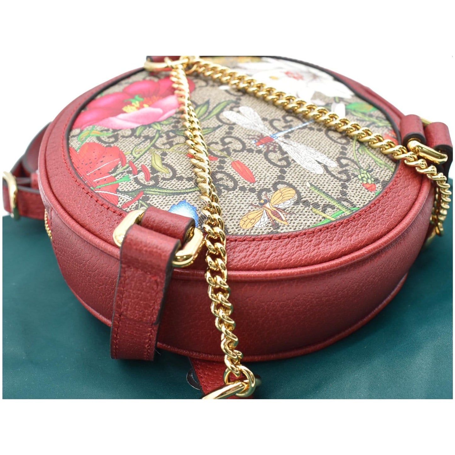 GUCCI Ophidia GG Floral Mini Supreme Backpack Bag Red 598661 - 20% OFF