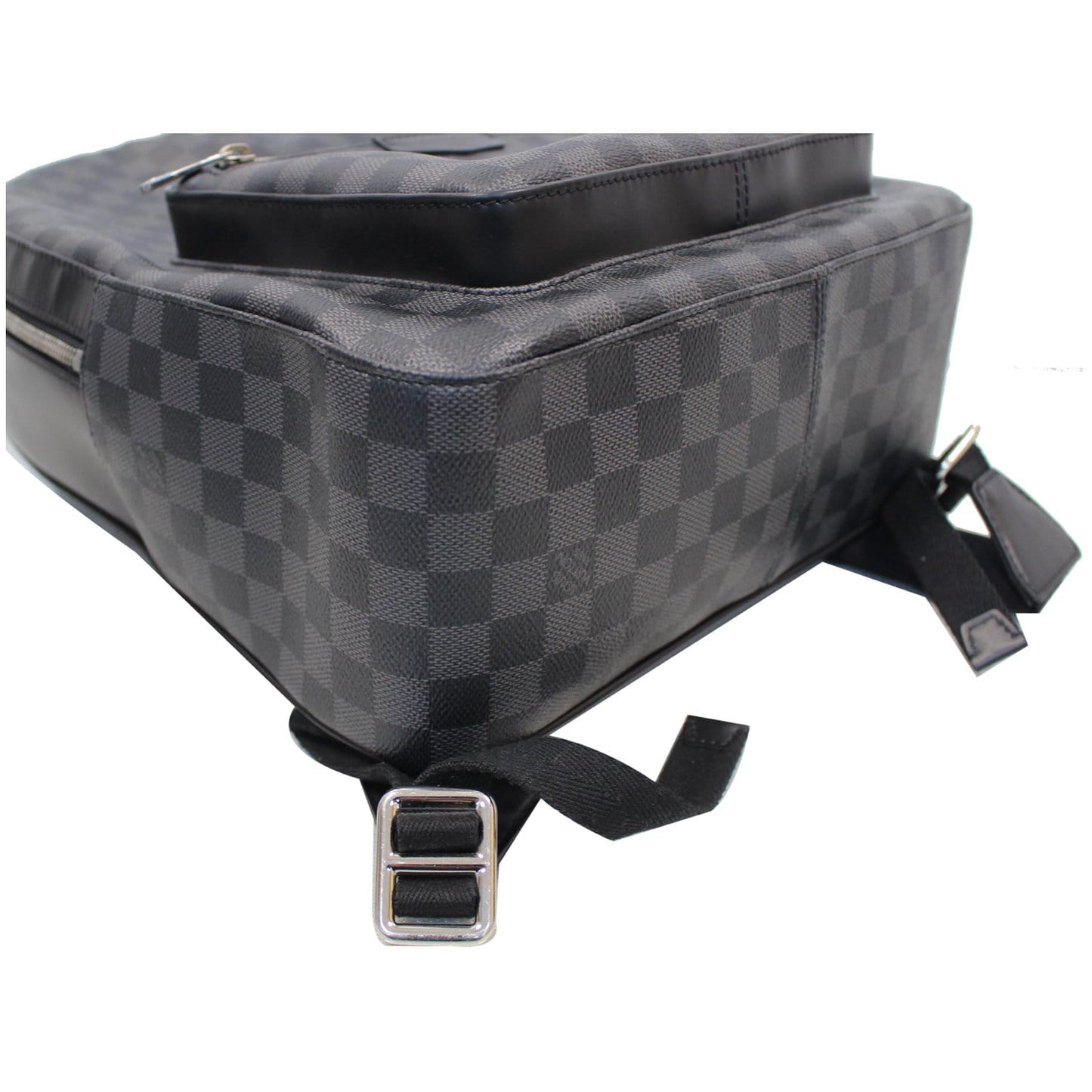 LOUIS VUITTON Josh Damier Graphite Backpack Bag Black