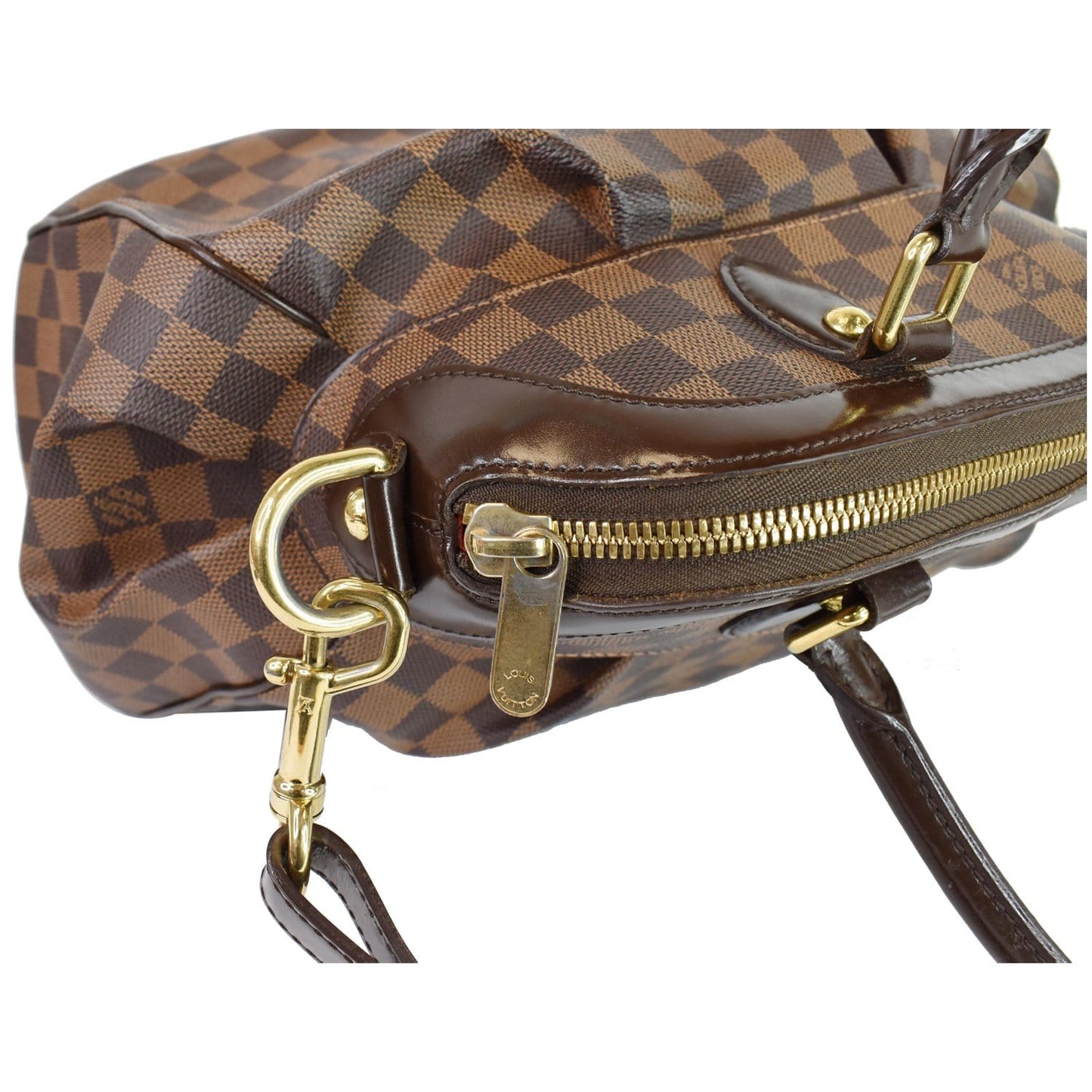 LOUIS VUITTON Trevi GM Damier Ebene 2way Shoulder Bag Brown