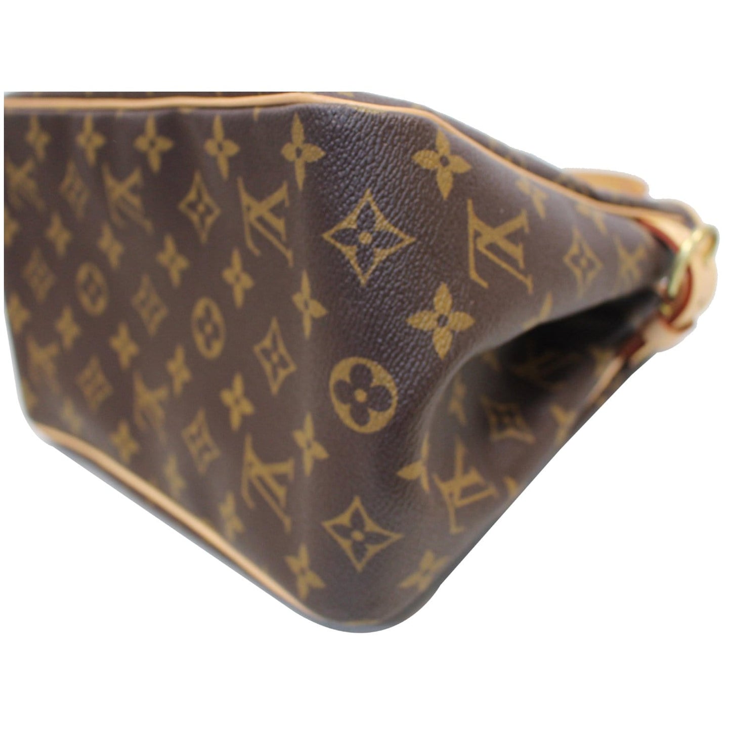 LOUIS VUITTON Batignolles Vertical Monogram Canvas Tote Bag Brown