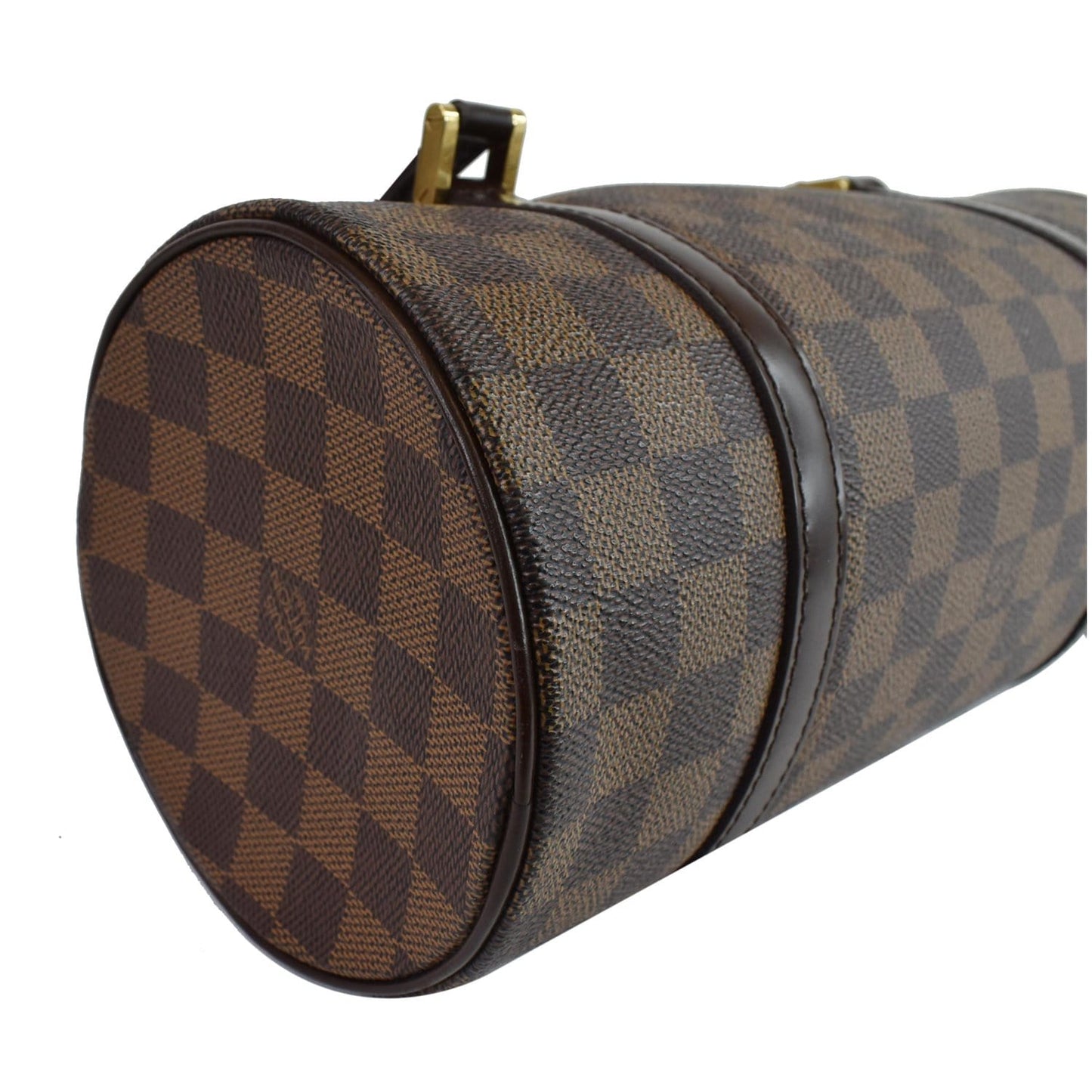 LOUIS VUITTON Papillon Damier Ebene Shoulder Bag Brown