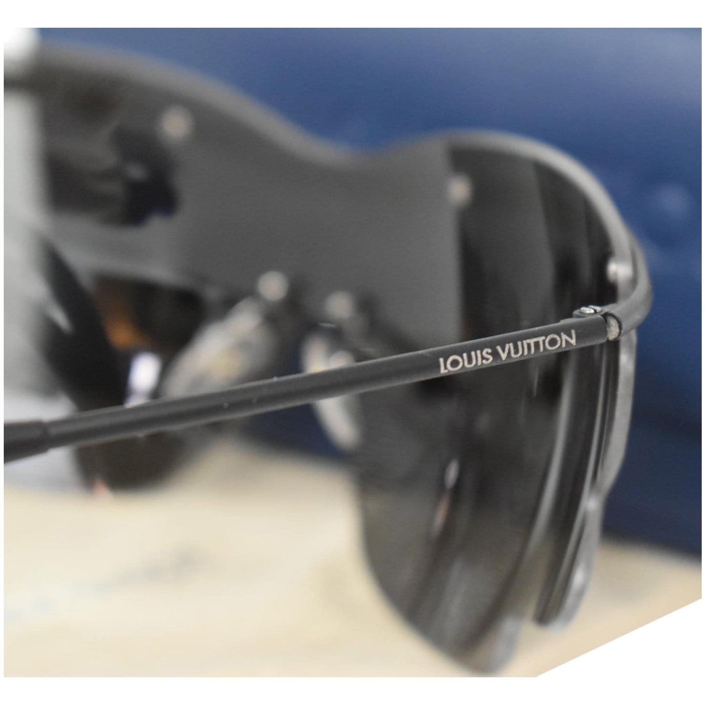 LOUIS VUITTON Bohemian Vuittony Mask Z1227U Black Sunglasses