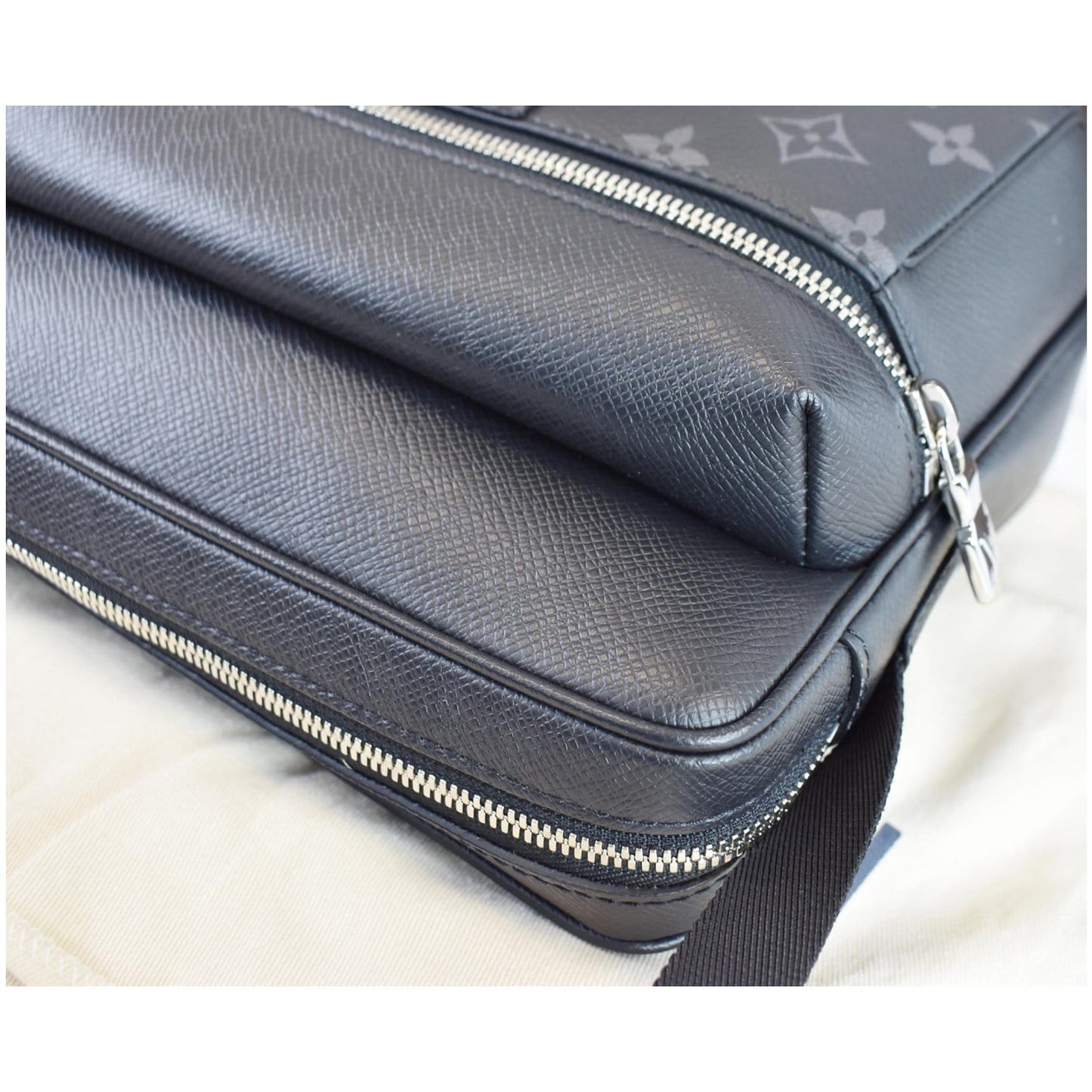 LOUIS VUITTON Outdoor Messenger Eclipse Canvas Crossbody Bag Black