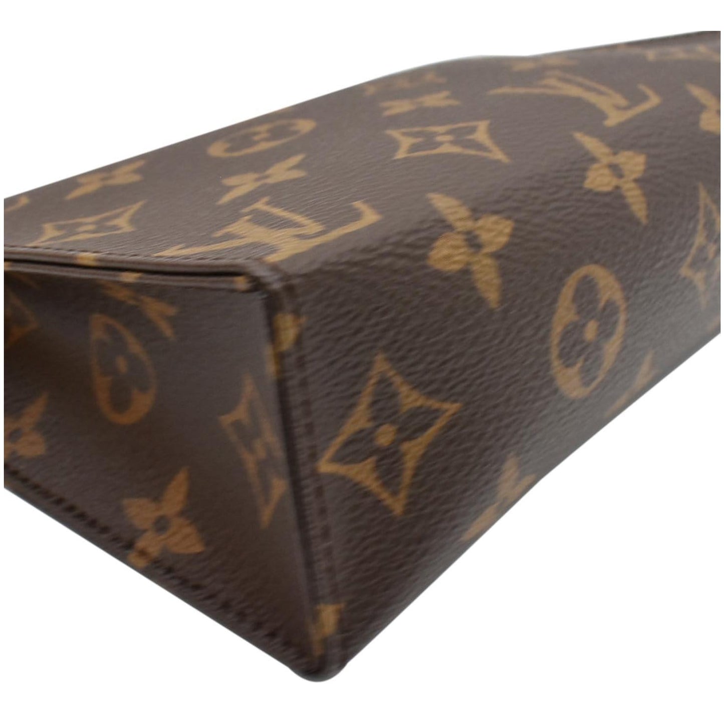 LOUIS VUITTON Toiletry 19 Monogram Canvas Cosmetics Pouch Brown