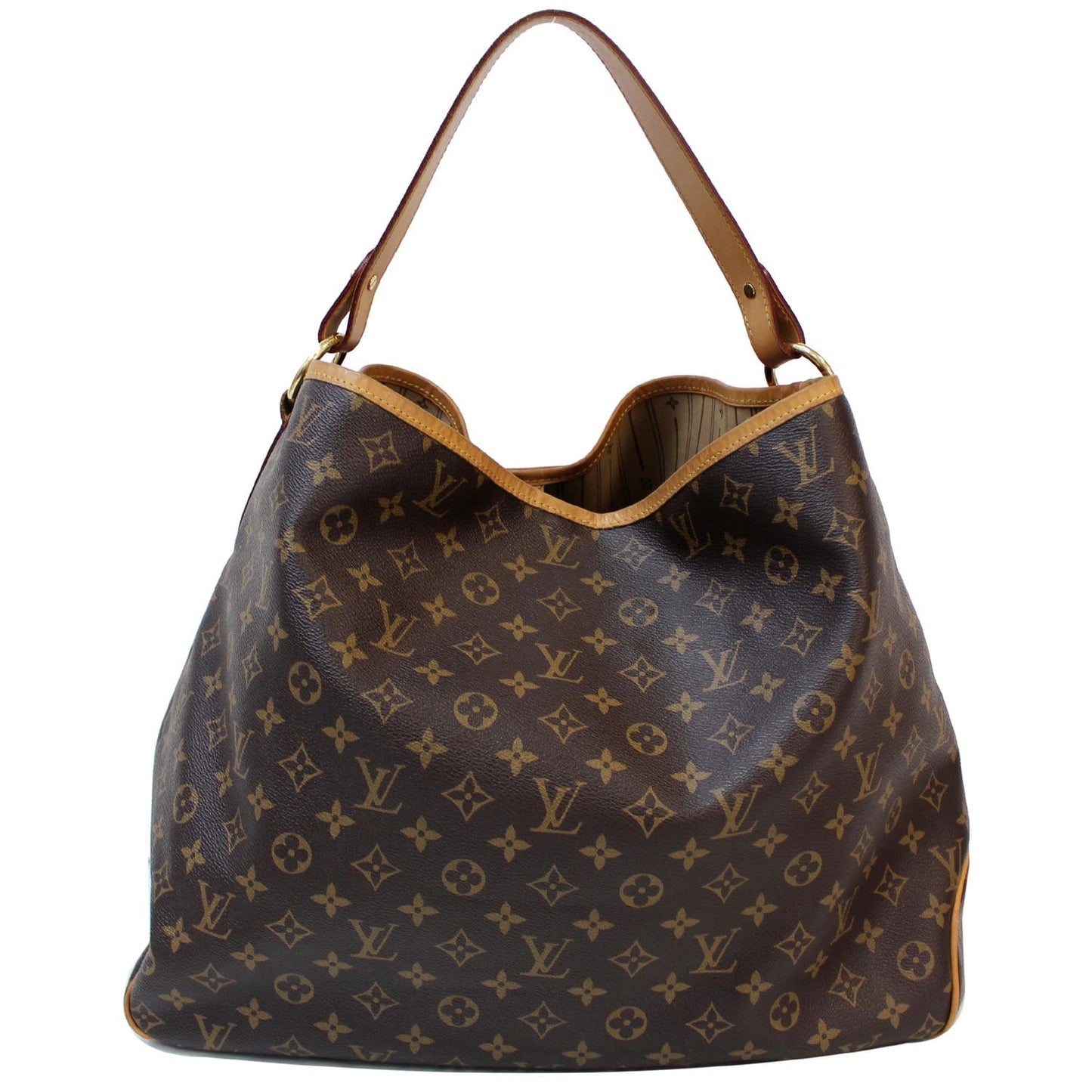 LOUIS VUITTON Delightful GM Monogram Canvas Shoulder Bag Brown