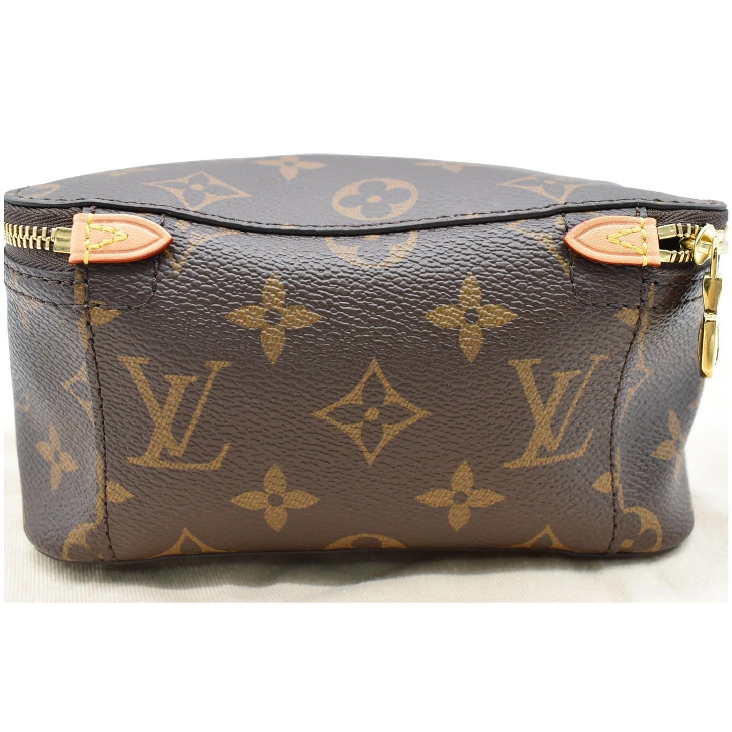 LOUIS VUITTON Packing Cube PM Monogram Canvas Cosmetic Bag Brown