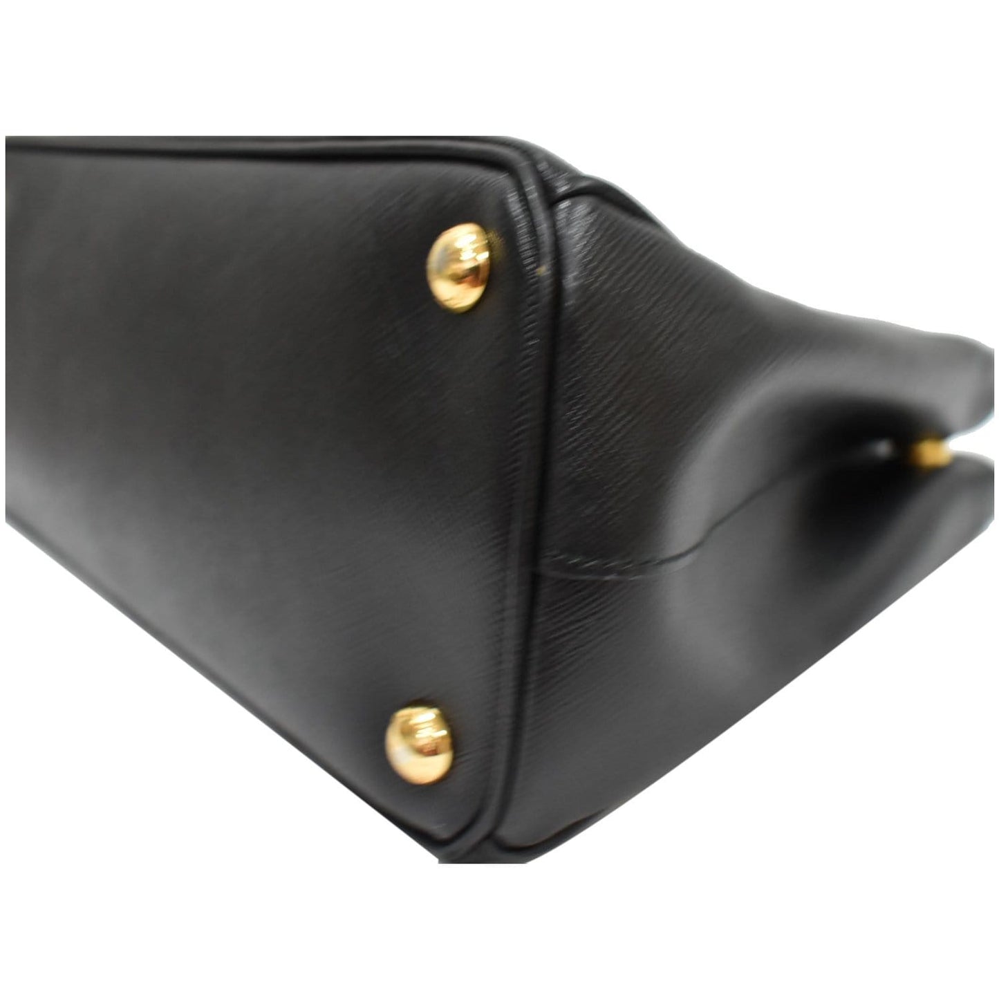 PRADA Galleria Small Saffiano Leather Tote Bag Black
