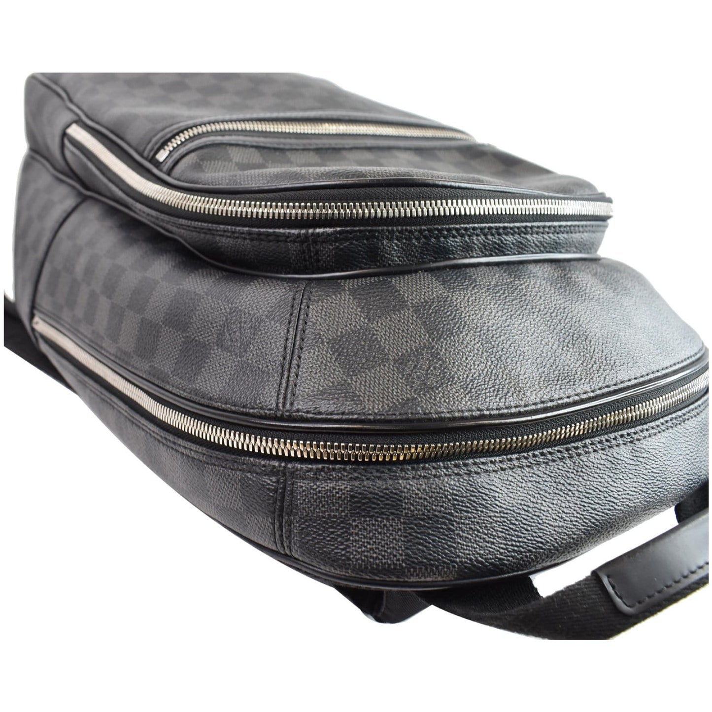 LOUIS VUITTON Michael Damier Graphite Backpack Bag Black
