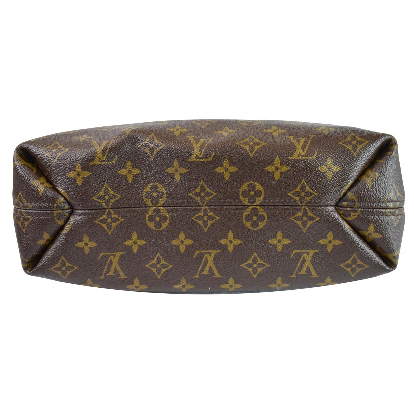 LOUIS VUITTON Sully PM Monogram Canvas Shoulder Bag Brown