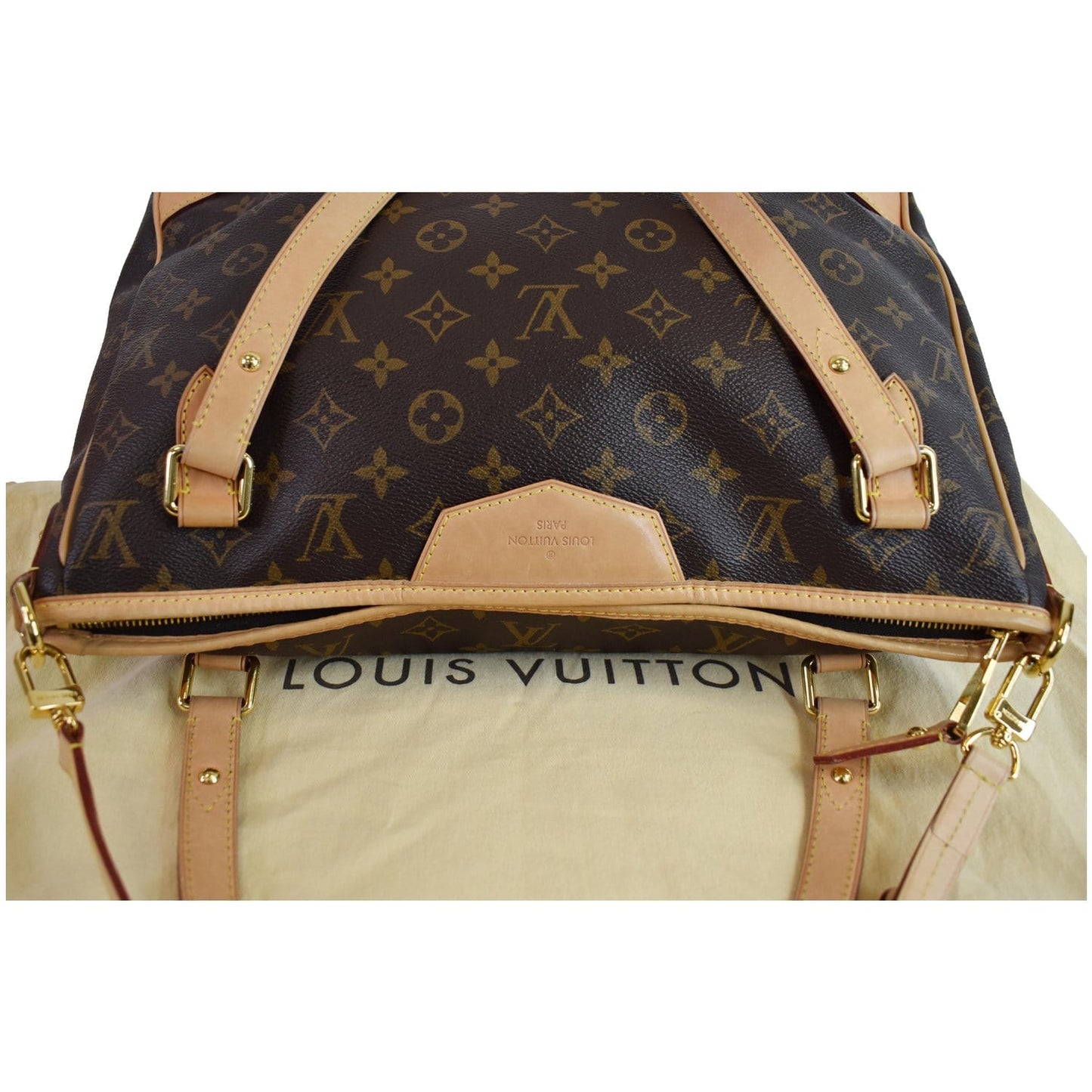 LOUIS VUITTON Estrela MM Monogram Canvas Shoulder Bag Brown