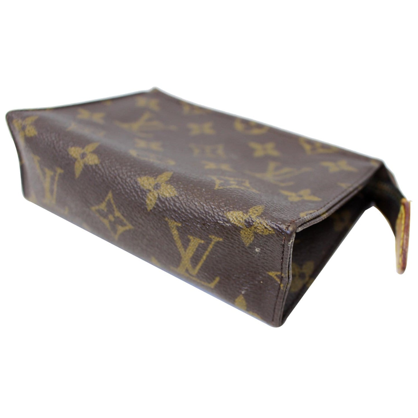 LOUIS VUITTON Monogram Canvas Toiletry Pouch Brown