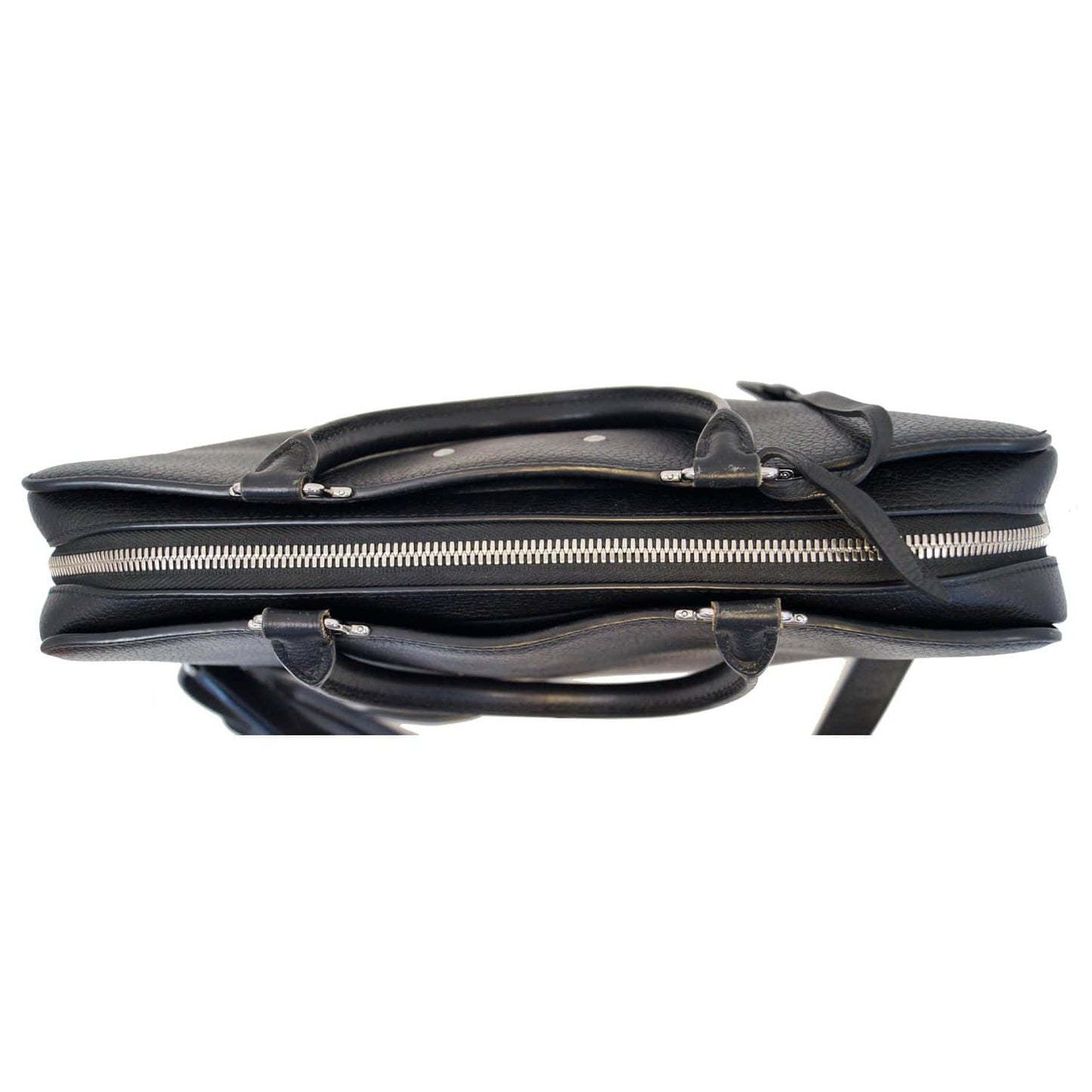 LOUIS VUITTON Armand Taurillon Leather Briefcase Bag Black - 15% OFF