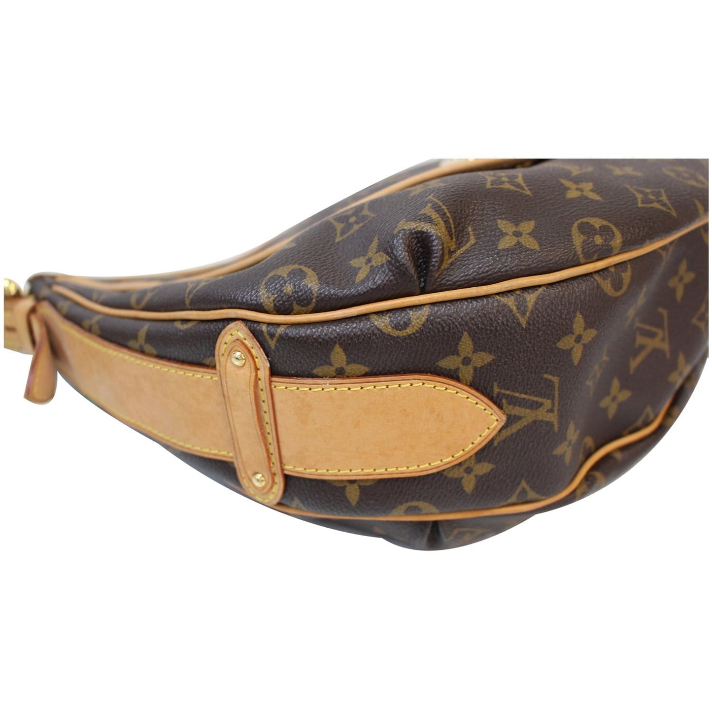 LOUIS VUITTON Tulum GM Monogram Canvas Shoulder Bag Brown