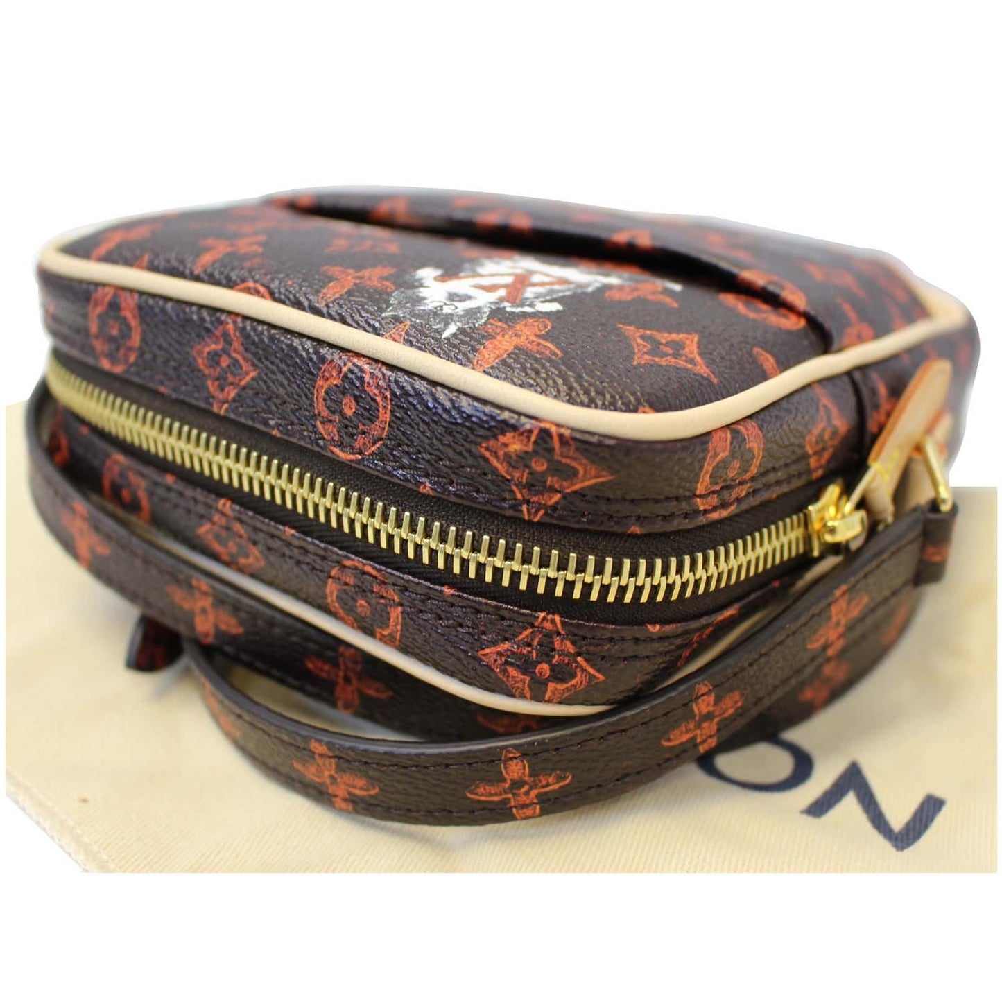 LOUIS VUITTON Paname Monogram Grace Coddington Catogram Shoulder Bag