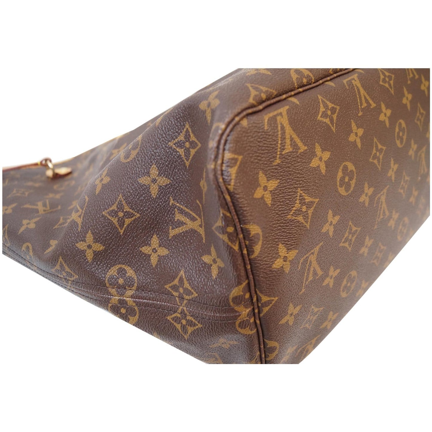 LOUIS VUITTON Neverfull GM Monogram Canvas Shoulder Bag Brown