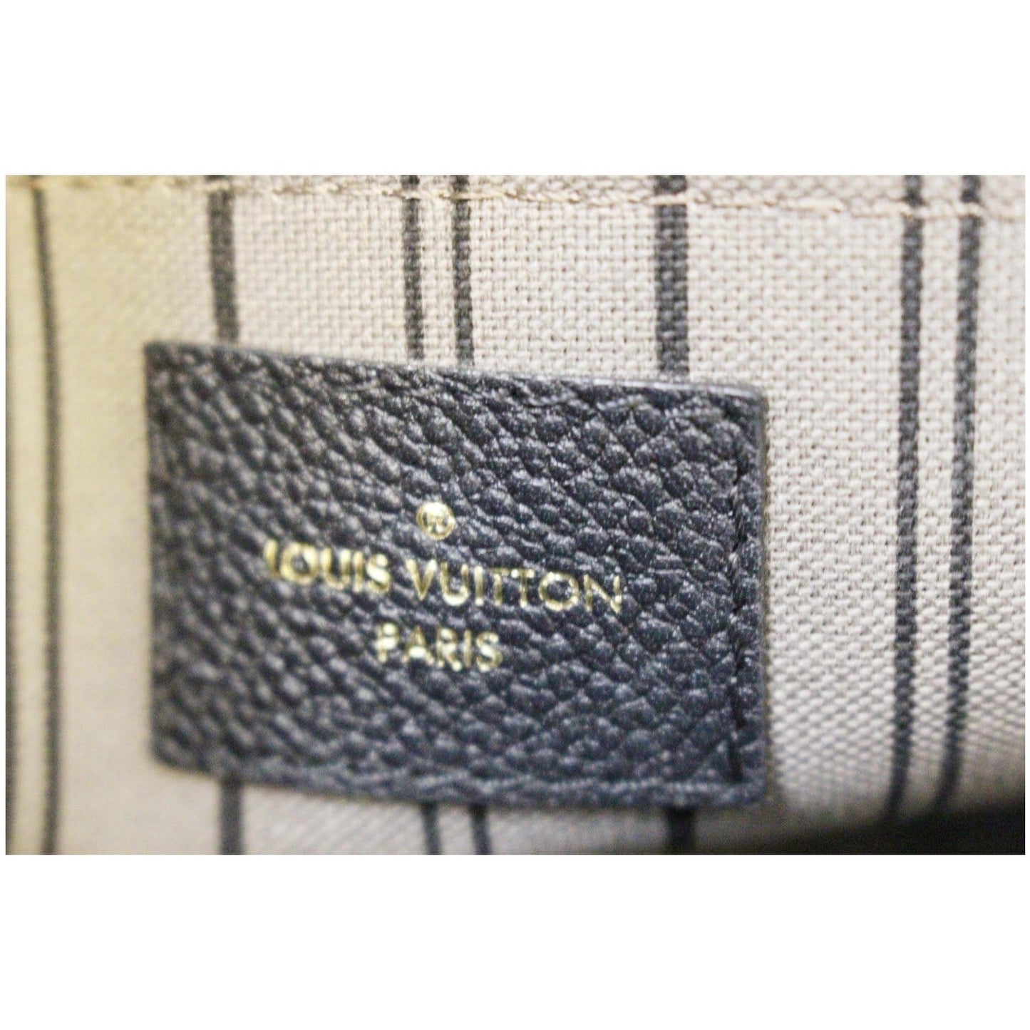 LOUIS VUITTON Montaigne GM Monogram Empreinte Noir Black Handbag