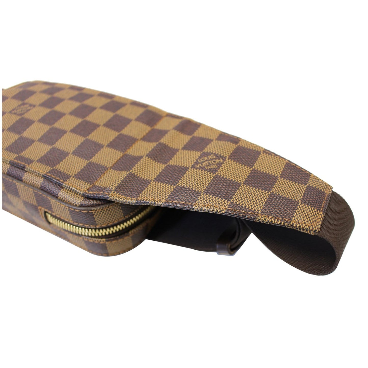 LOUIS VUITTON Damier Ebene Geronimos Brown Hip Bag