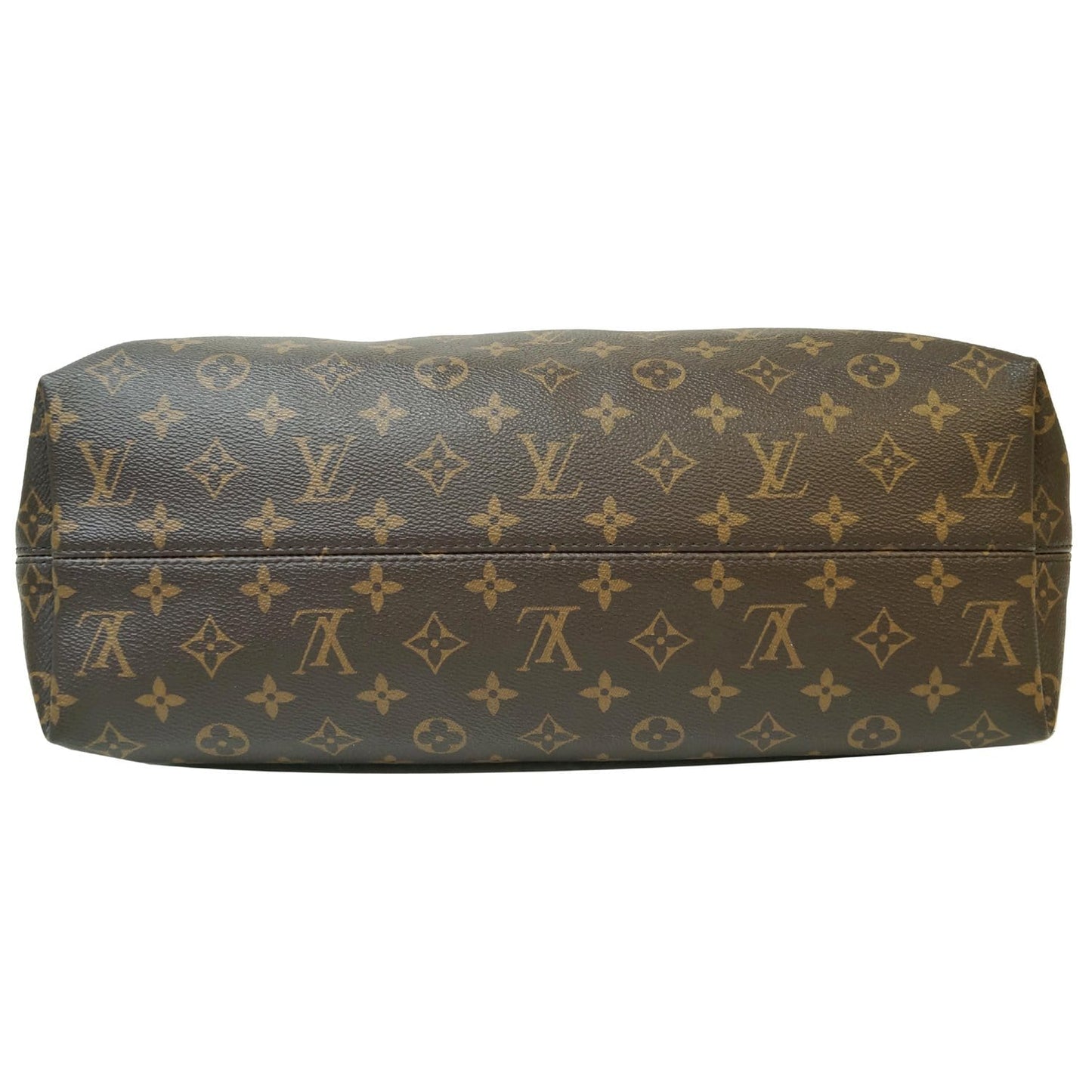 LOUIS VUITTON Graceful MM Monogram Canvas Shoulder Bag Brown