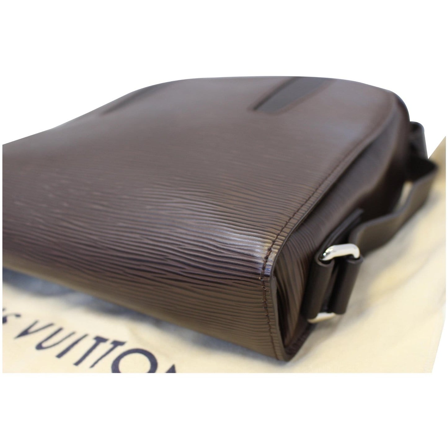 LOUIS VUITTON Harington PM Epi Leather Messenger Bag Brown