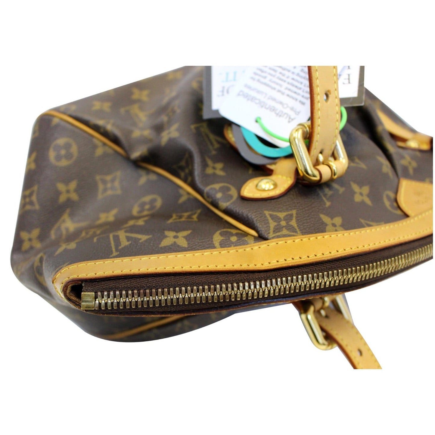 LOUIS VUITTON Tivoli GM Monogram Canvas Brown Shoulder Bag Brown