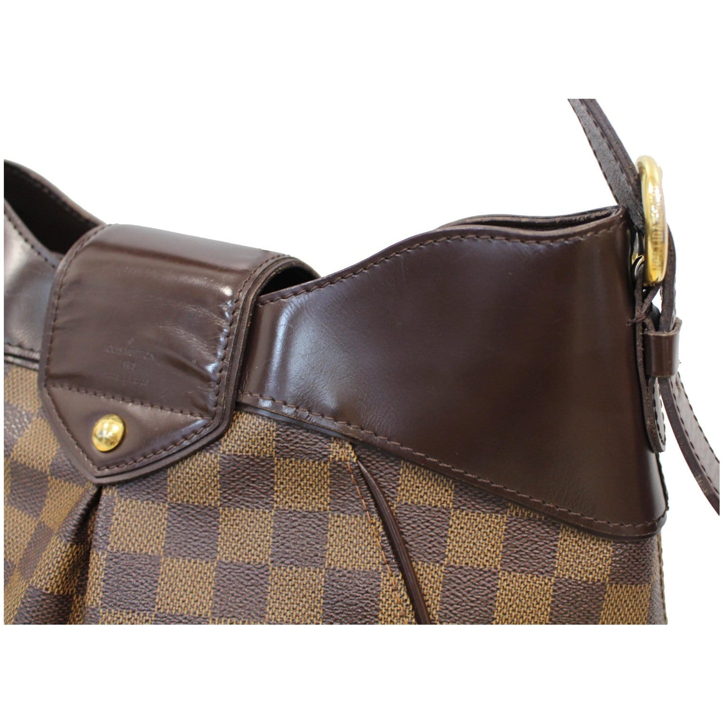 LOUIS VUITTON Sistina MM Damier Ebene Shoulder Bag Brown - 20% OFF