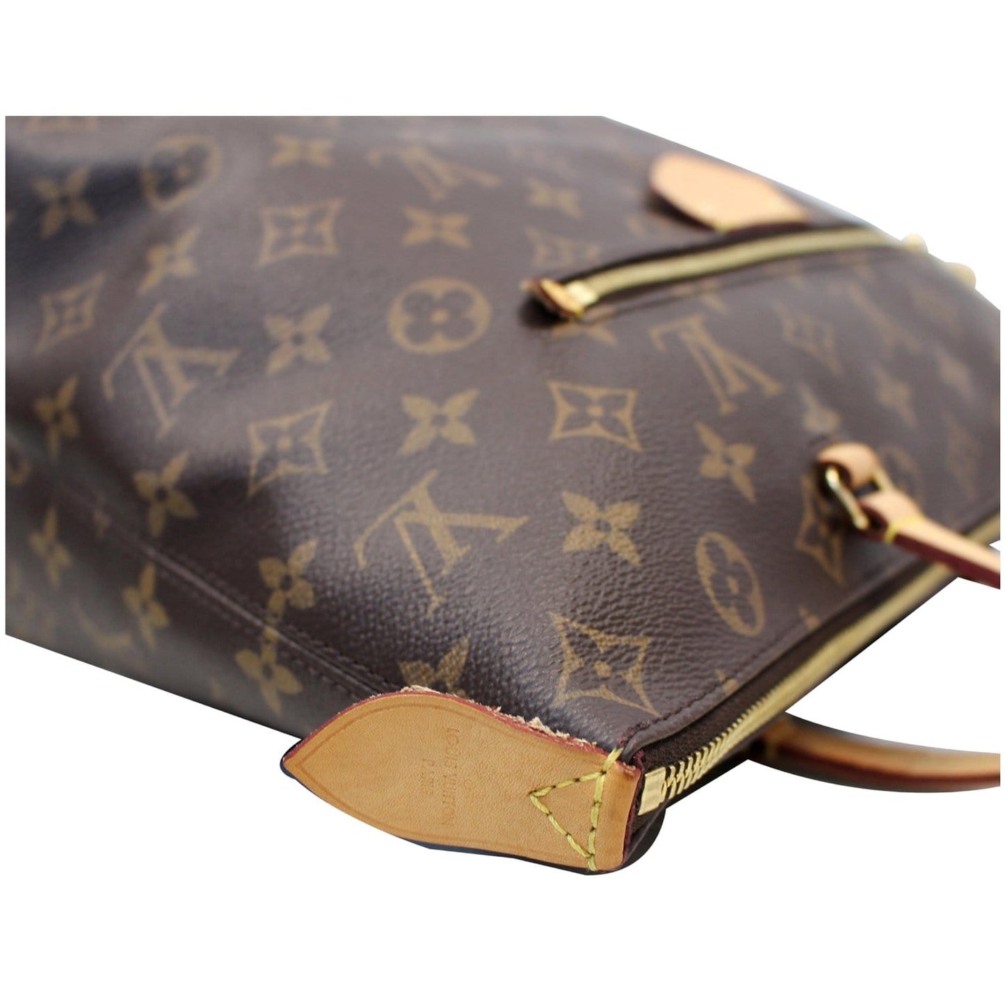 LOUIS VUITTON Iena PM Monogram Canvas Shoulder Bag Brown